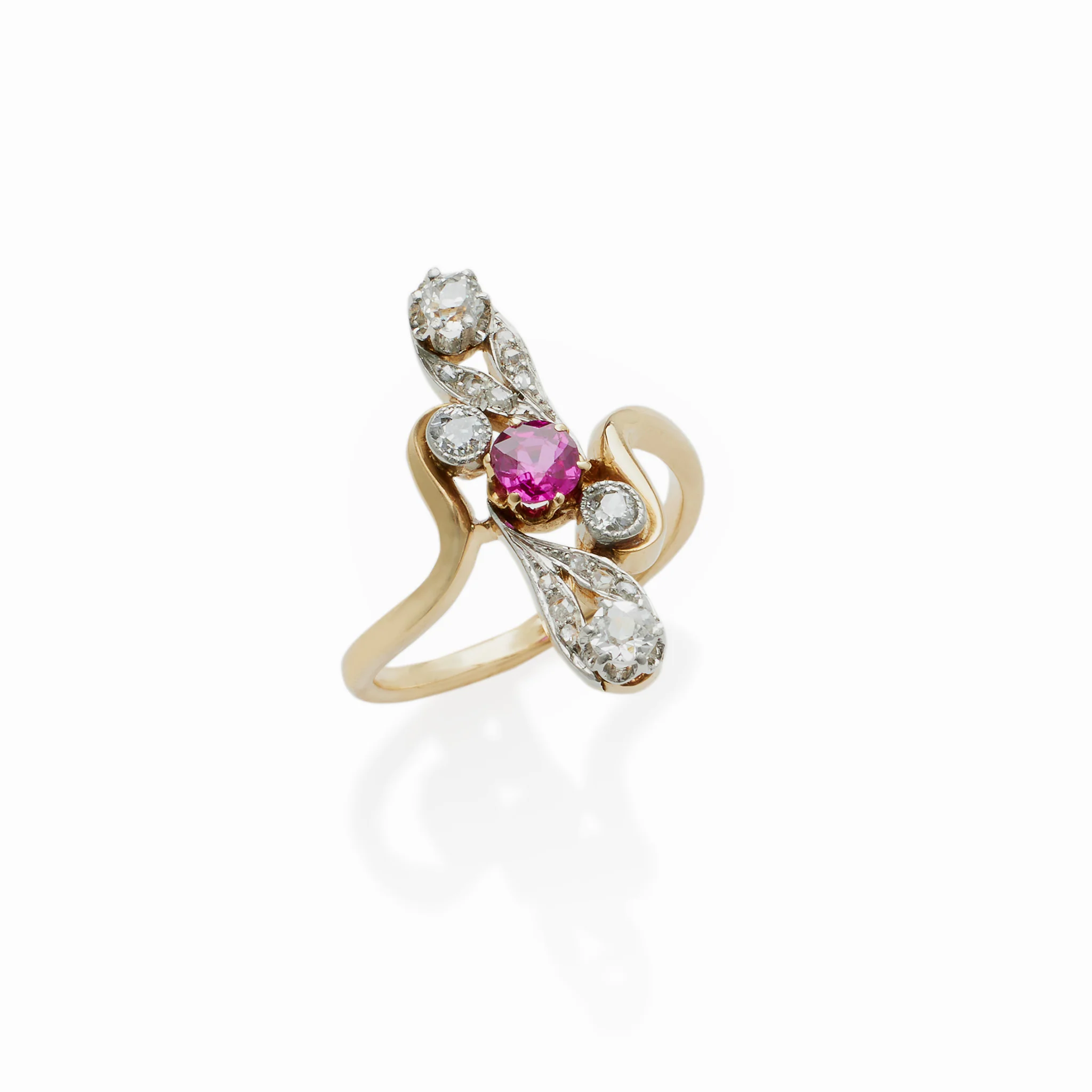 A French Ruby and Diamond Ring - Image 3