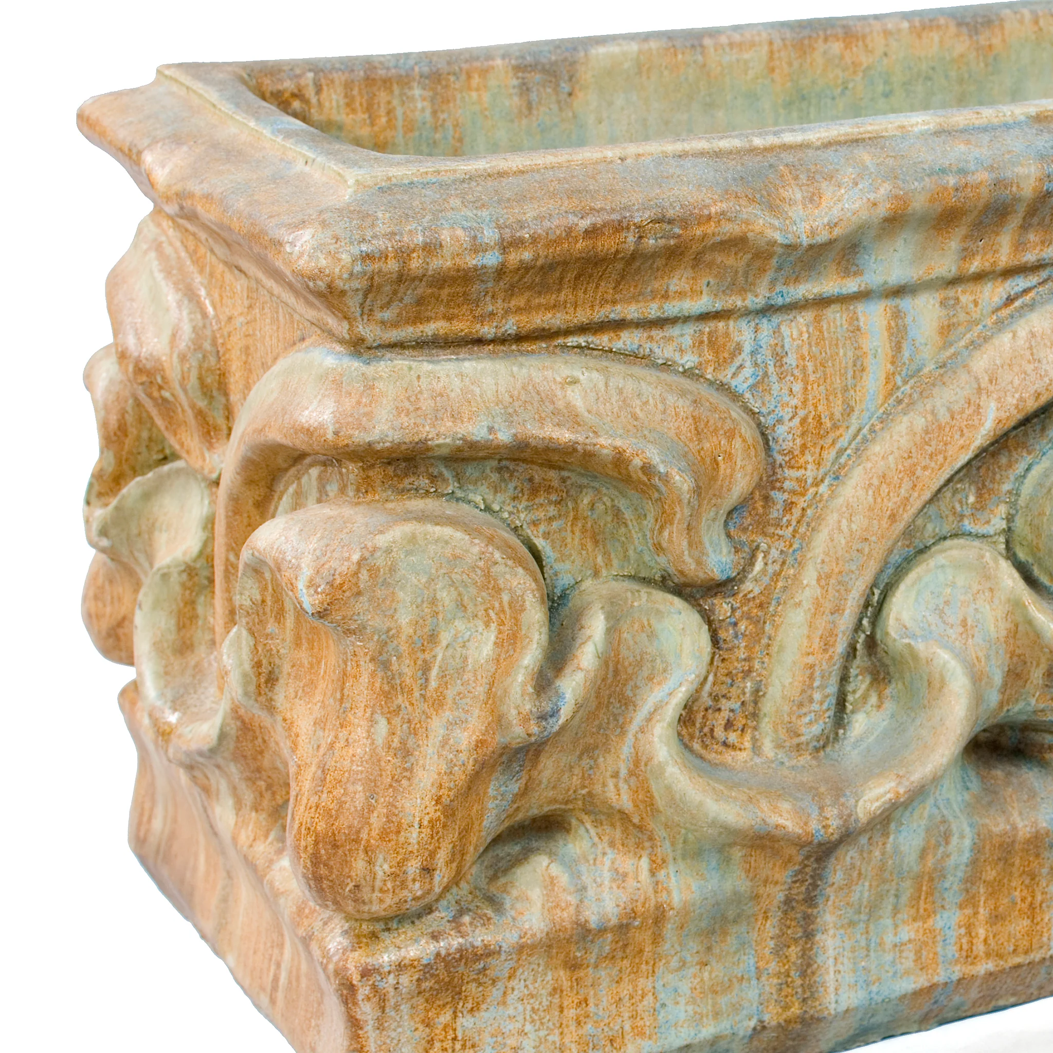 Alexandre Bigot "Grès Flammé" Glazed Ceramic Planter - Image 3