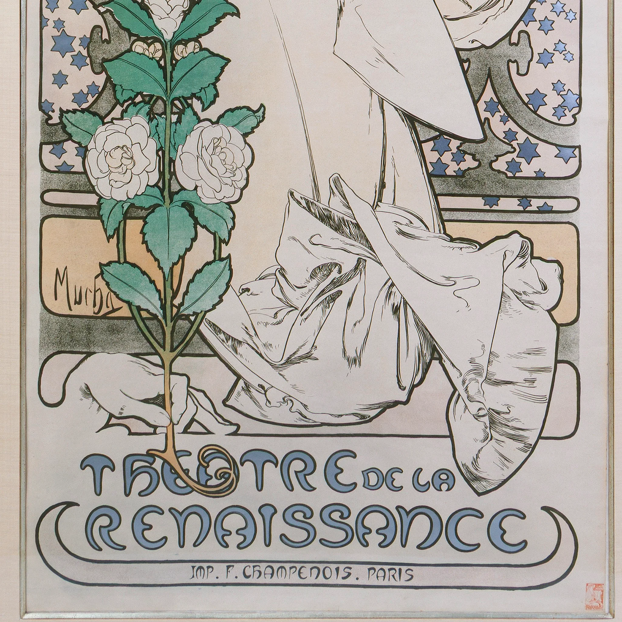 Alphonse Mucha "La Dame aux Camelias" Lithograph - Image 5