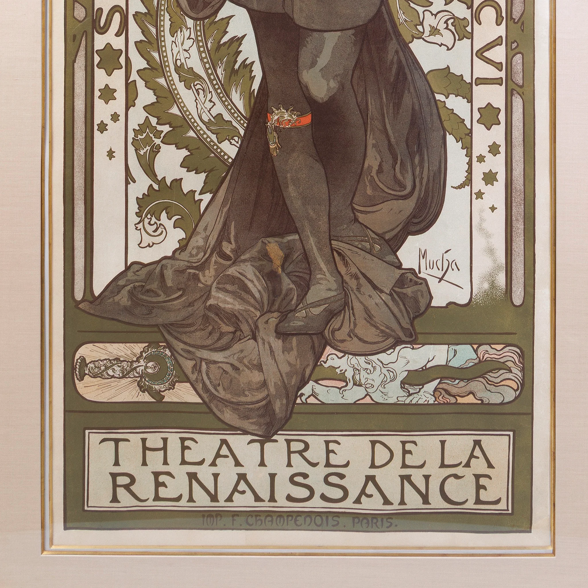 Alphonse Mucha "Lorenzaccio" Lithograph - Image 5