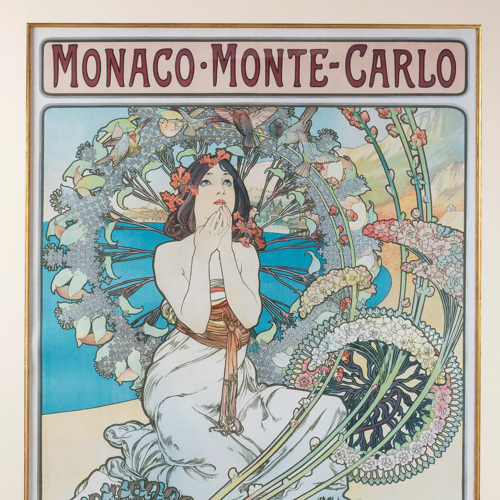 Alphonse Mucha "Monaco Monte-Carlo" Lithograph - Image 3