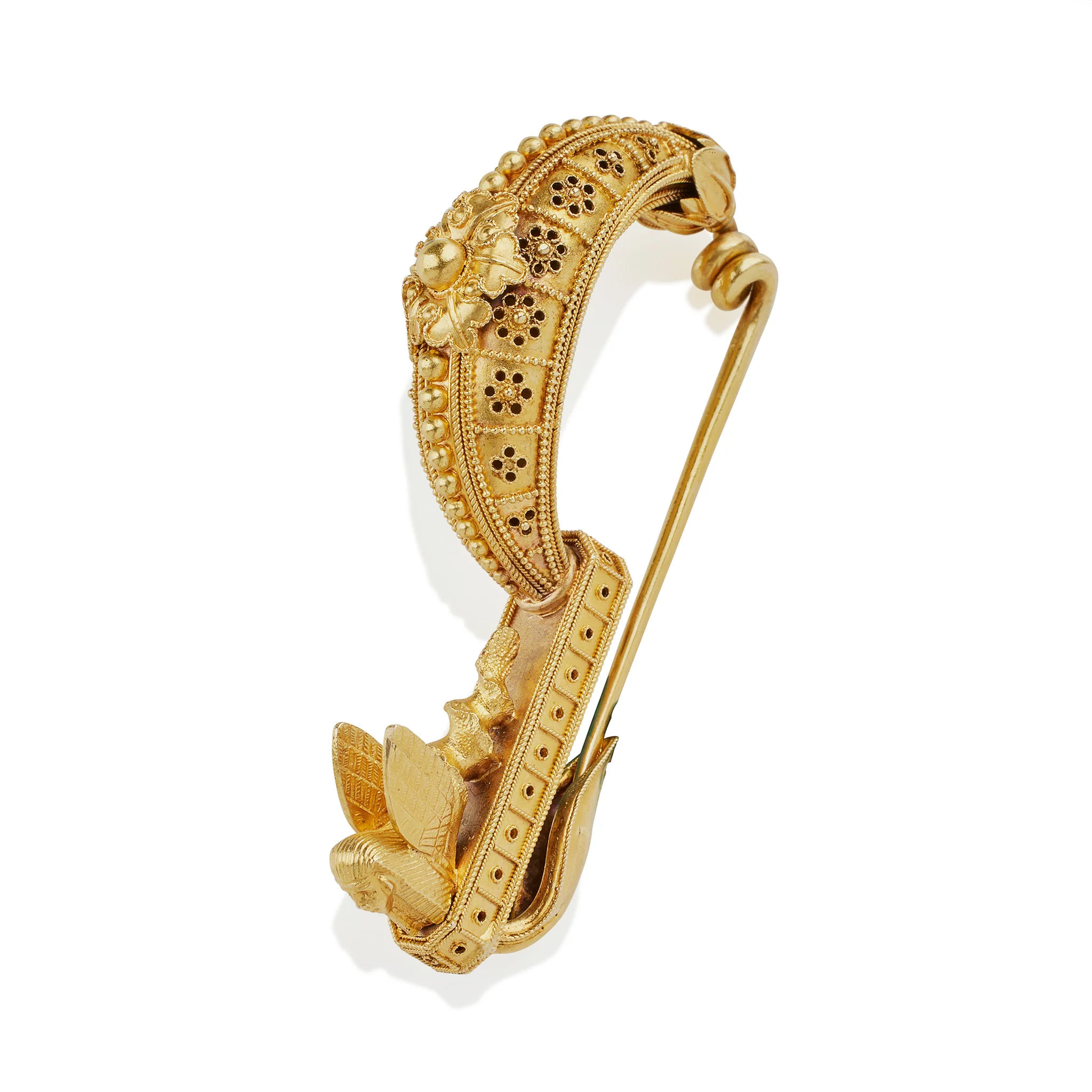 Archaeological Revival Fibula Brooch - Image 6