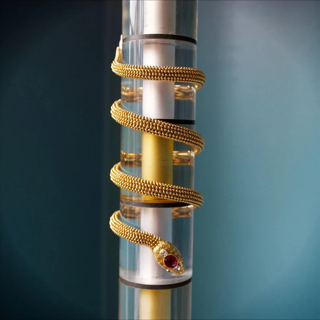 Bulgari Serpenti Bracelet with Ceylon No-Heat Ruby - Image 7