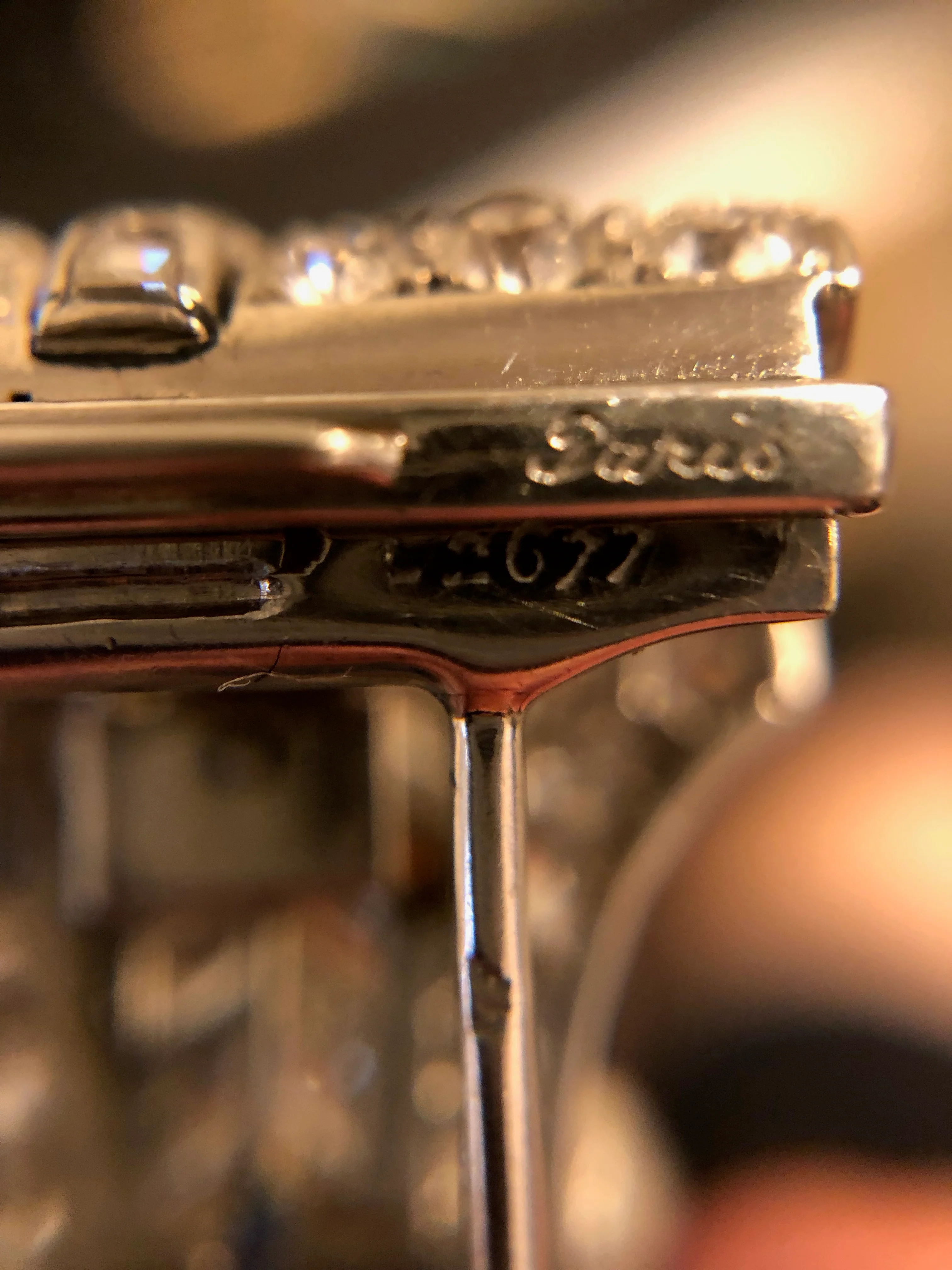 Cartier Paris Art Deco Aquamarine Brooch - Image 4