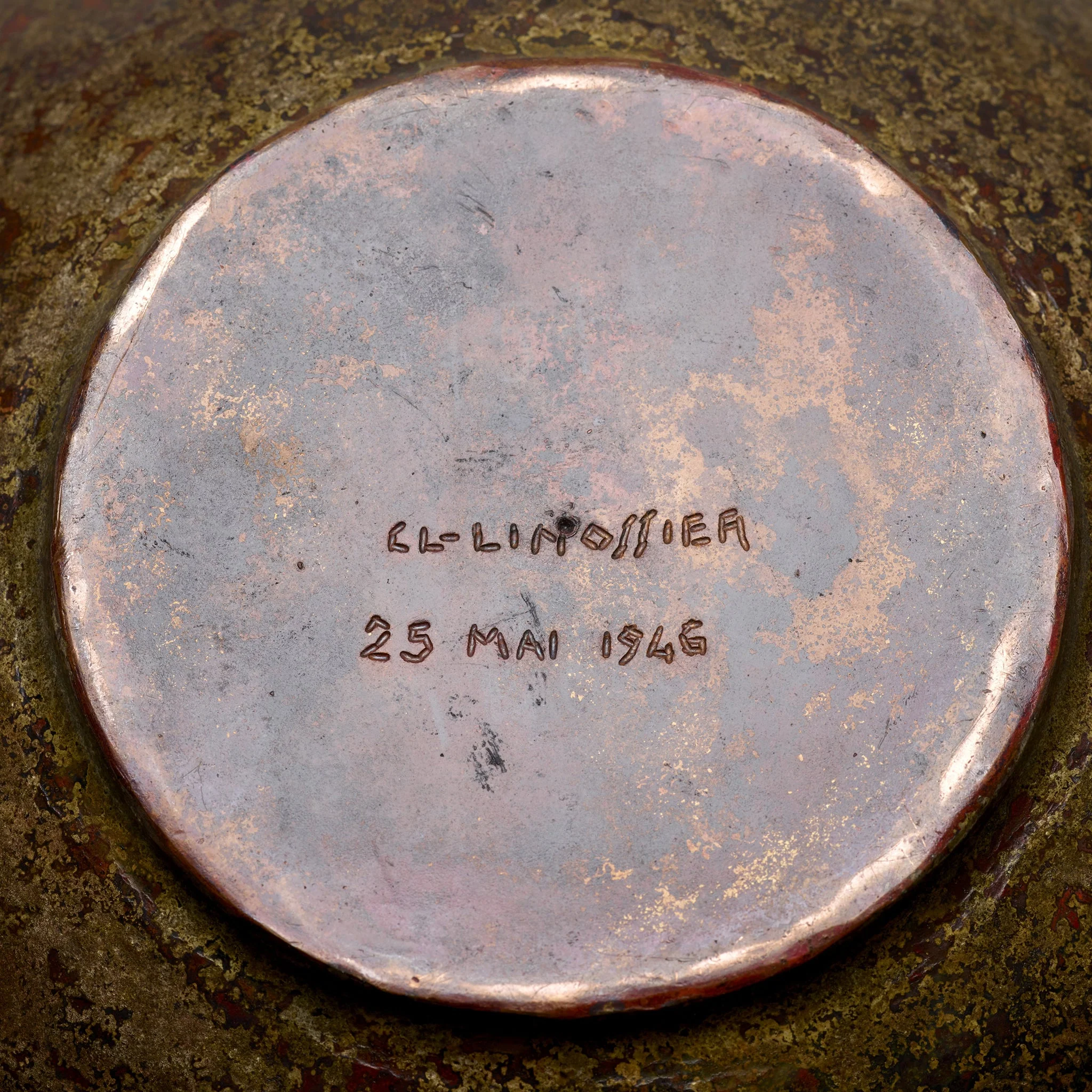 Claudius Linossier Dinanderie Vase - Image 3