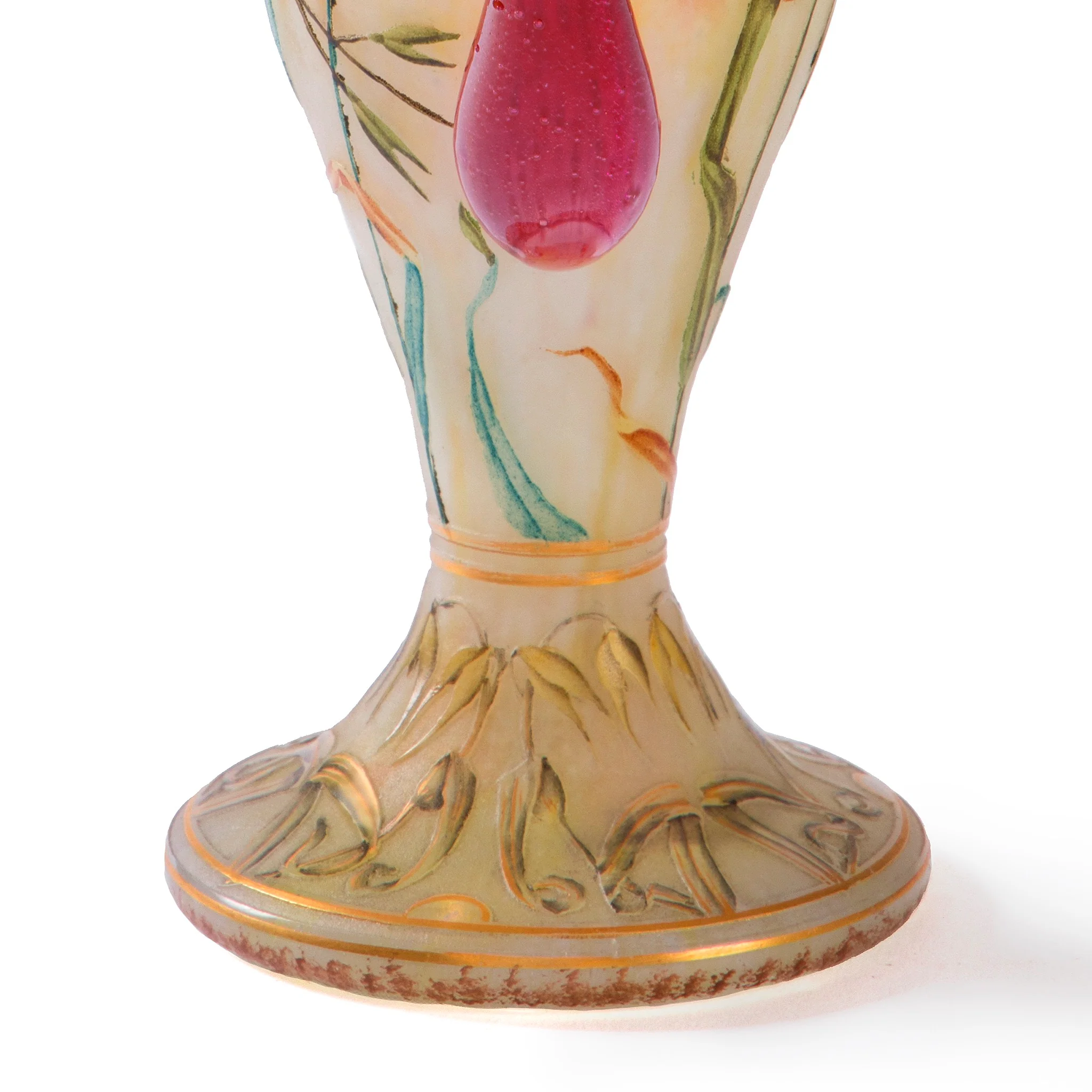 Daum Nancy "Avoine et abeilles" Vase - Image 3