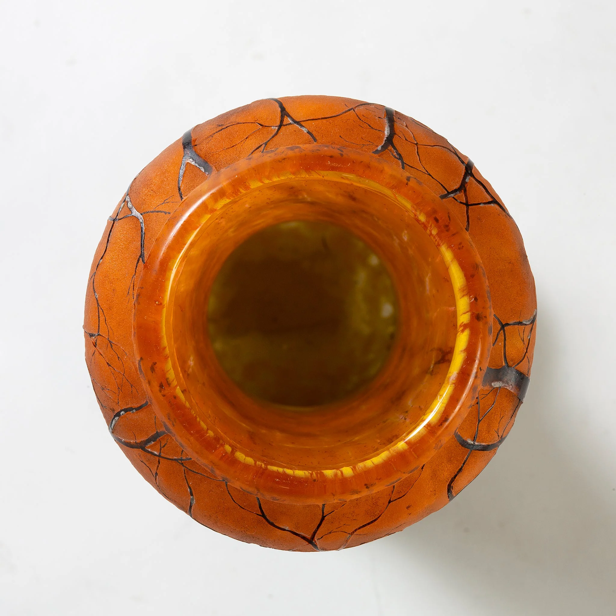 Daum Nancy "Winter Scene" Vase - Image 3