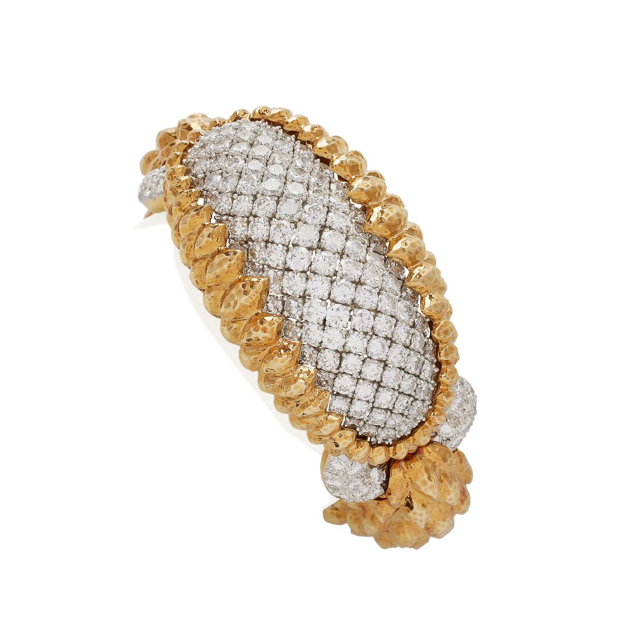 David Webb New York Unique “Crosshatch” Diamond Bracelet - Image 3