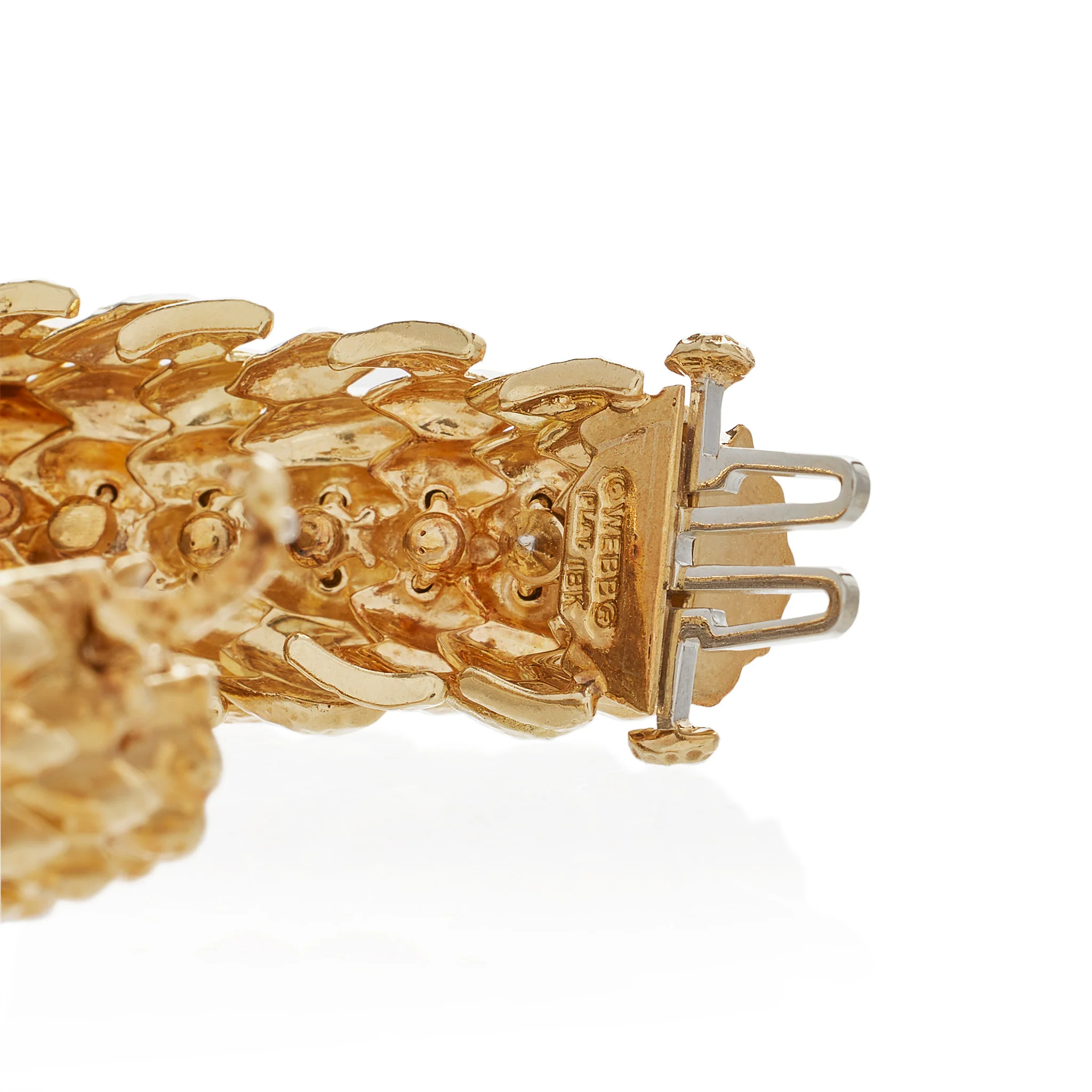 David Webb New York Unique “Crosshatch” Diamond Bracelet - Image 5