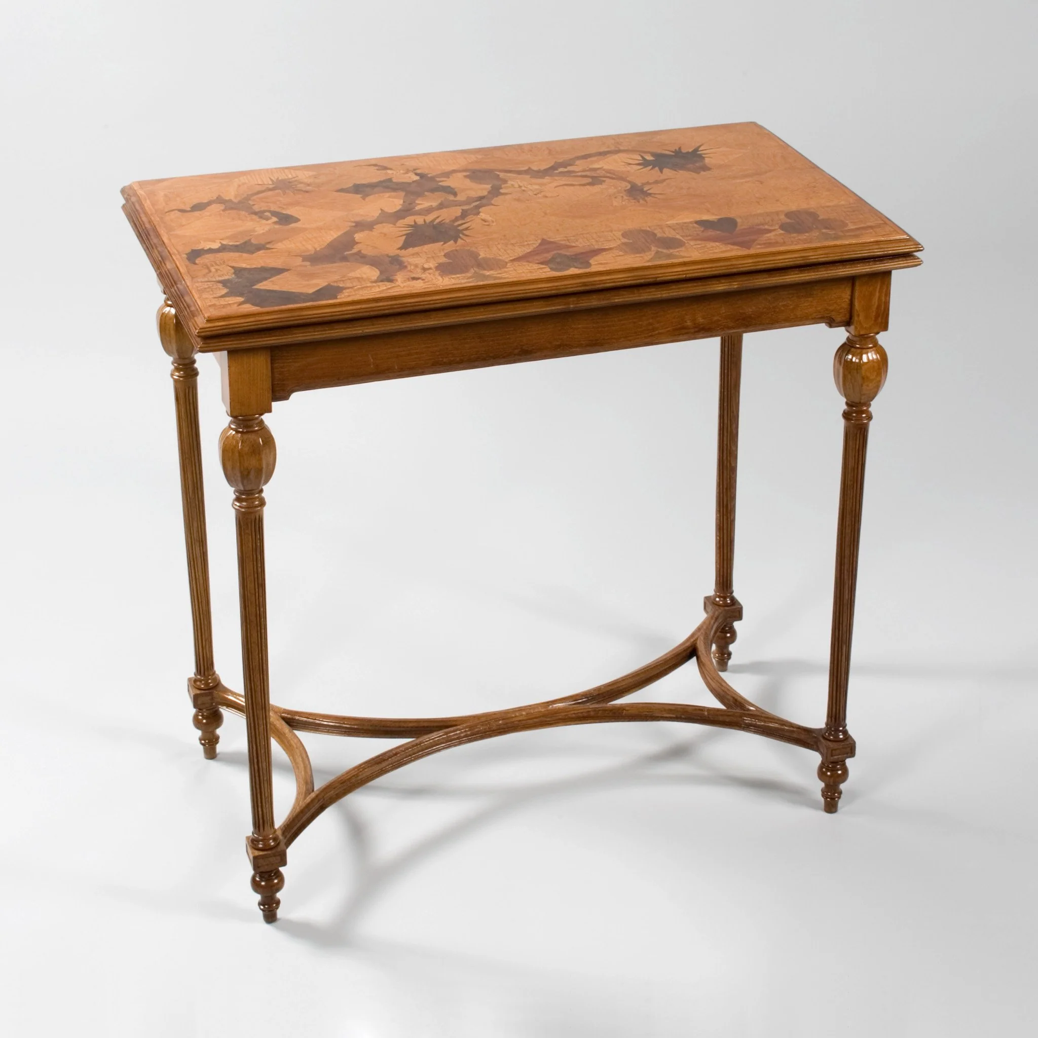 Émile Gallé Fruitwood Marquetry Games Table - Image 3