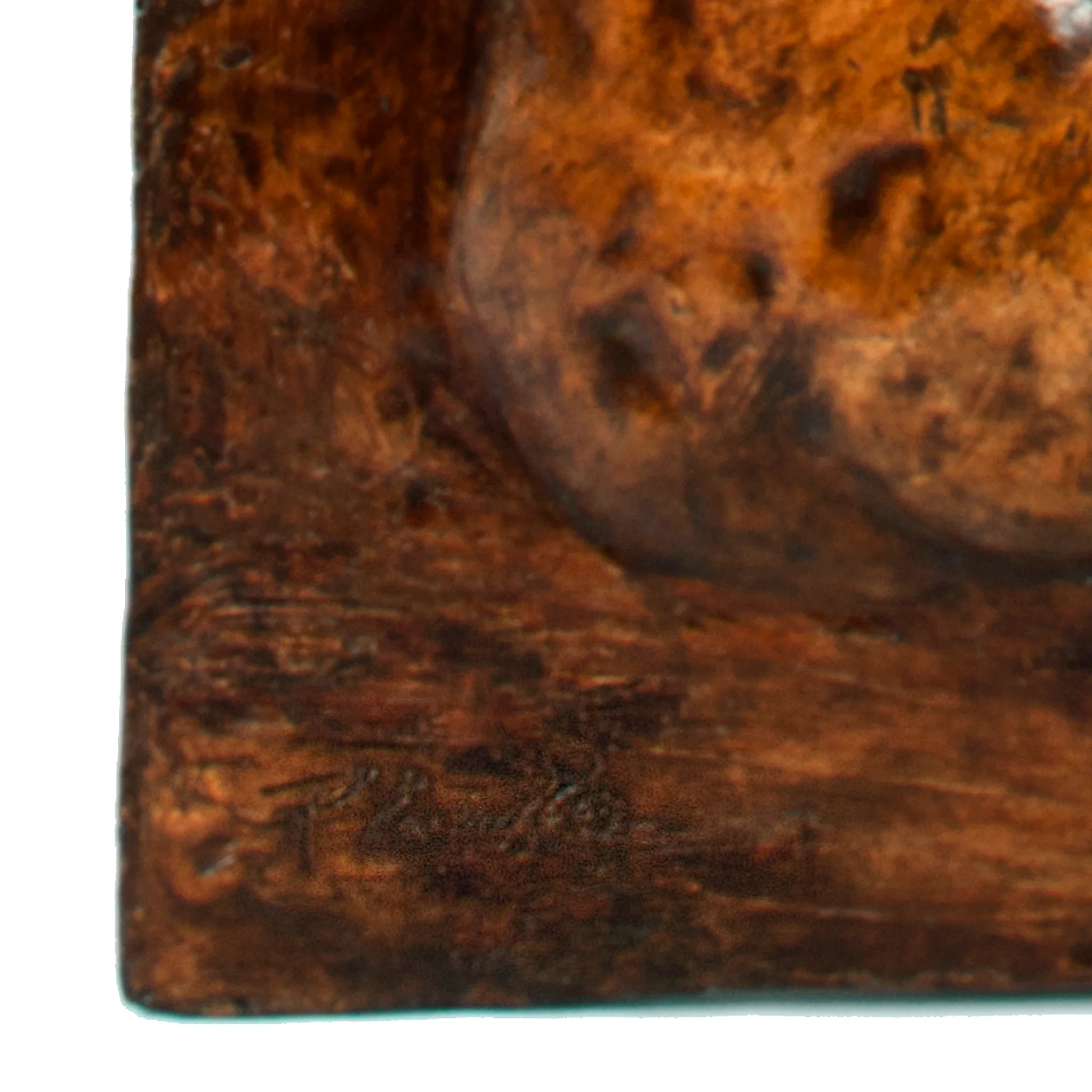 François-Rupert Carabin "Allegory of Wine" Painted Plaster Plaque - Image 4