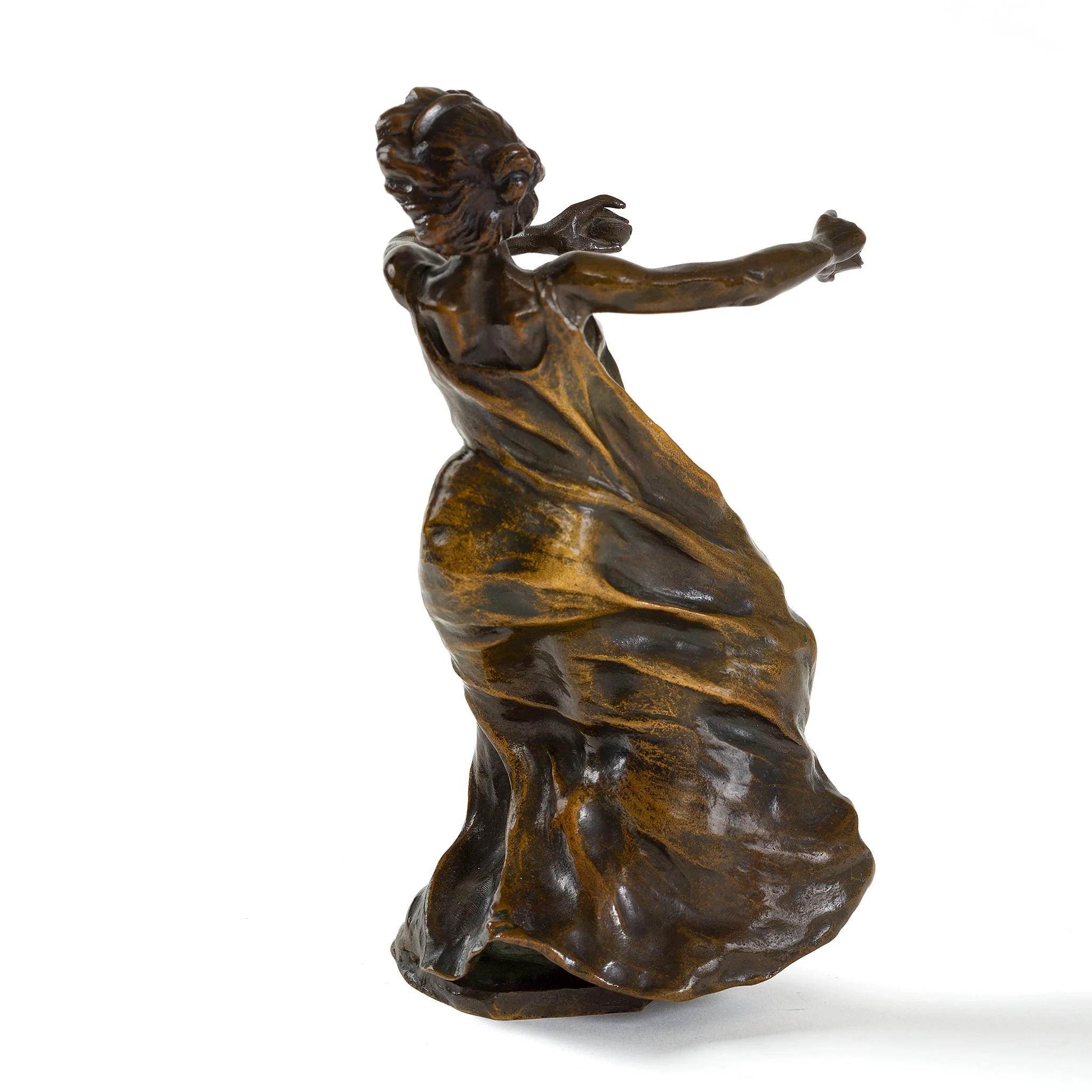 François-Rupert Carabin Bronze Castanet Dancer Sculpture - Image 3