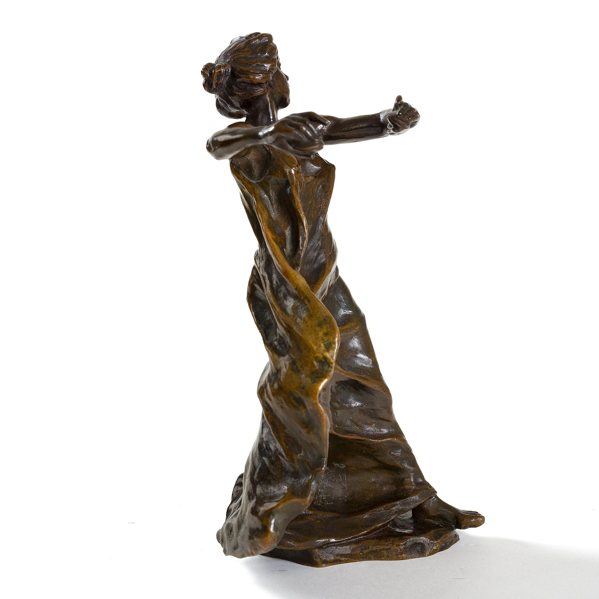 François-Rupert Carabin Bronze Castanet Dancer Sculpture - Image 4