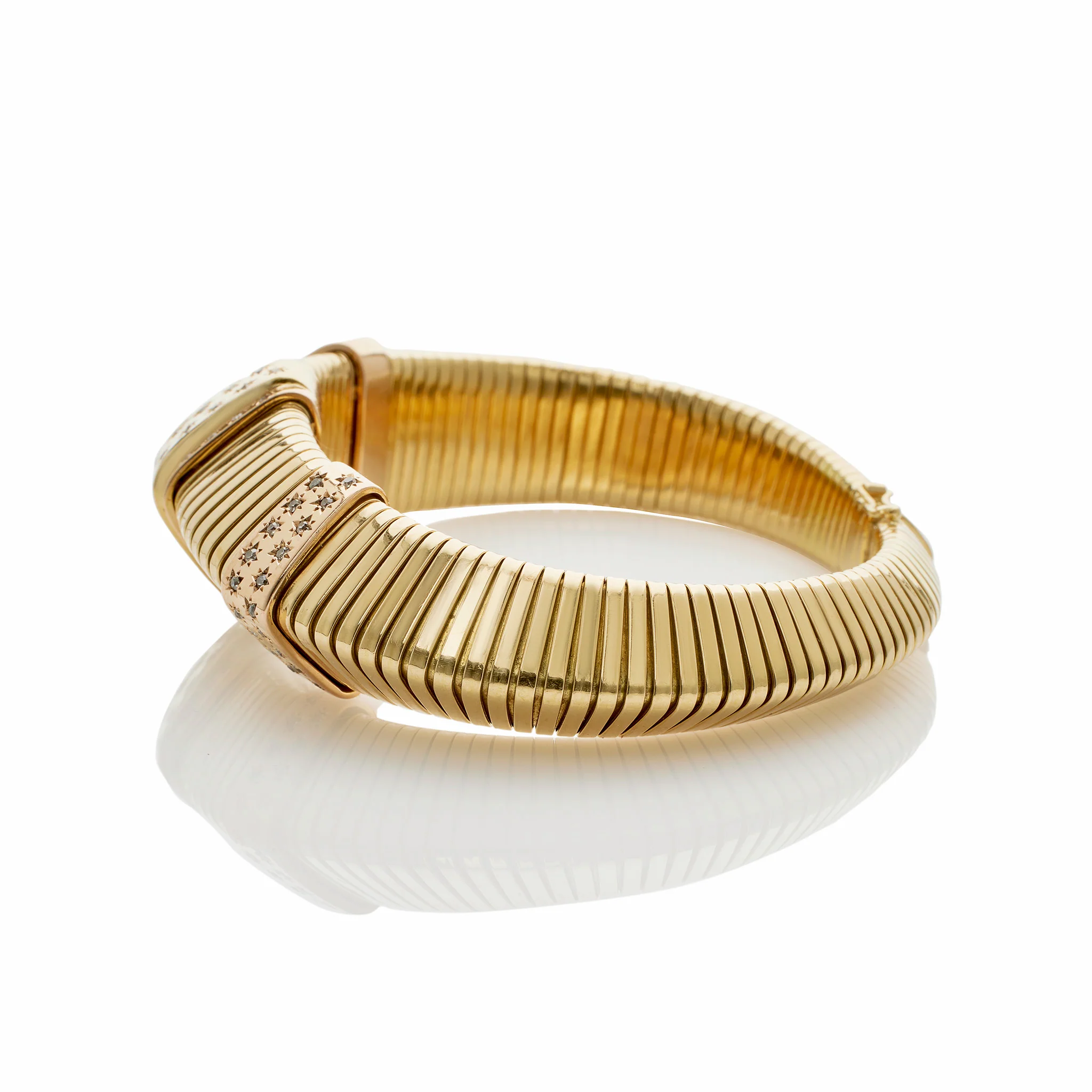 French Retro Triangular "Tubogas"  Bracelet - Image 4