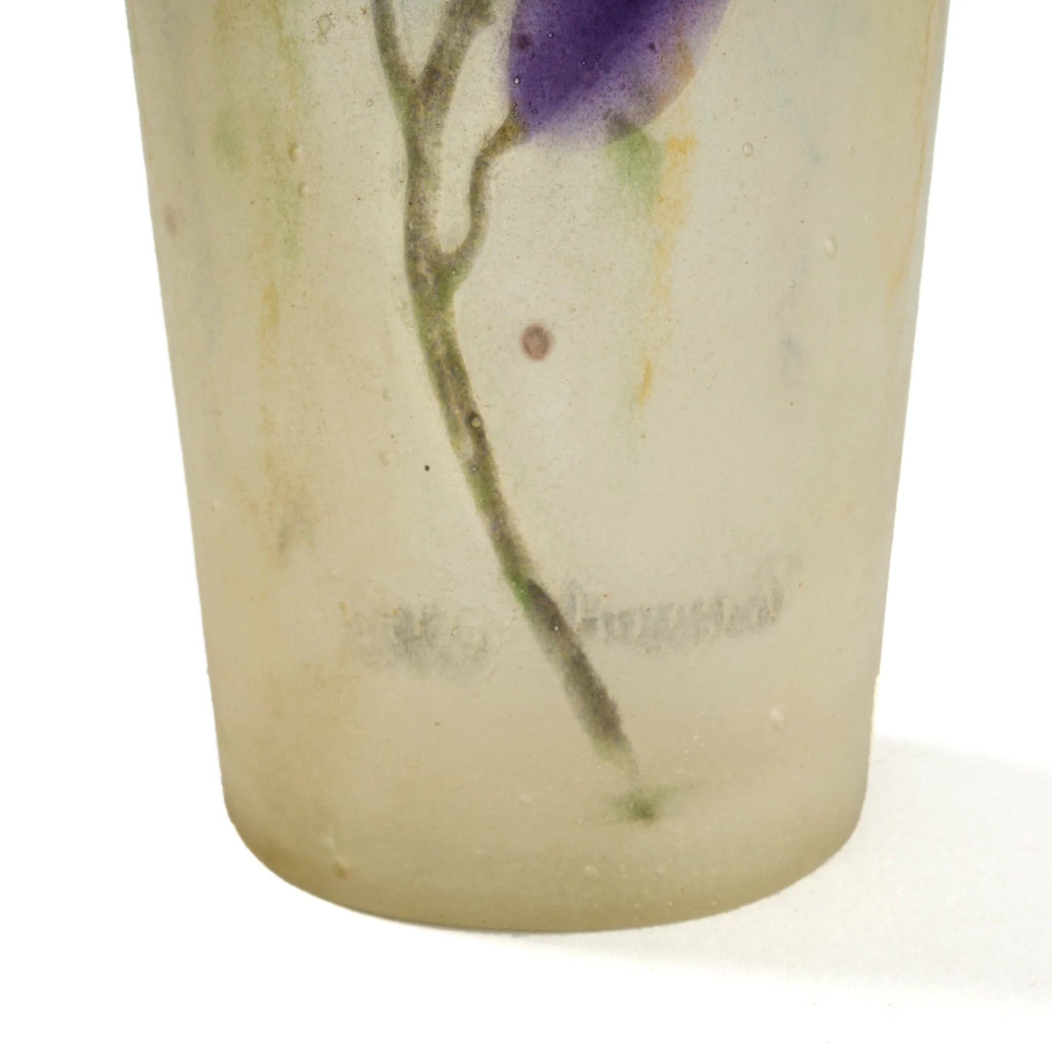 Gabriel Argy-Rousseau "Eucalyptus" Pâte de Verre Glass Vase - Image 3