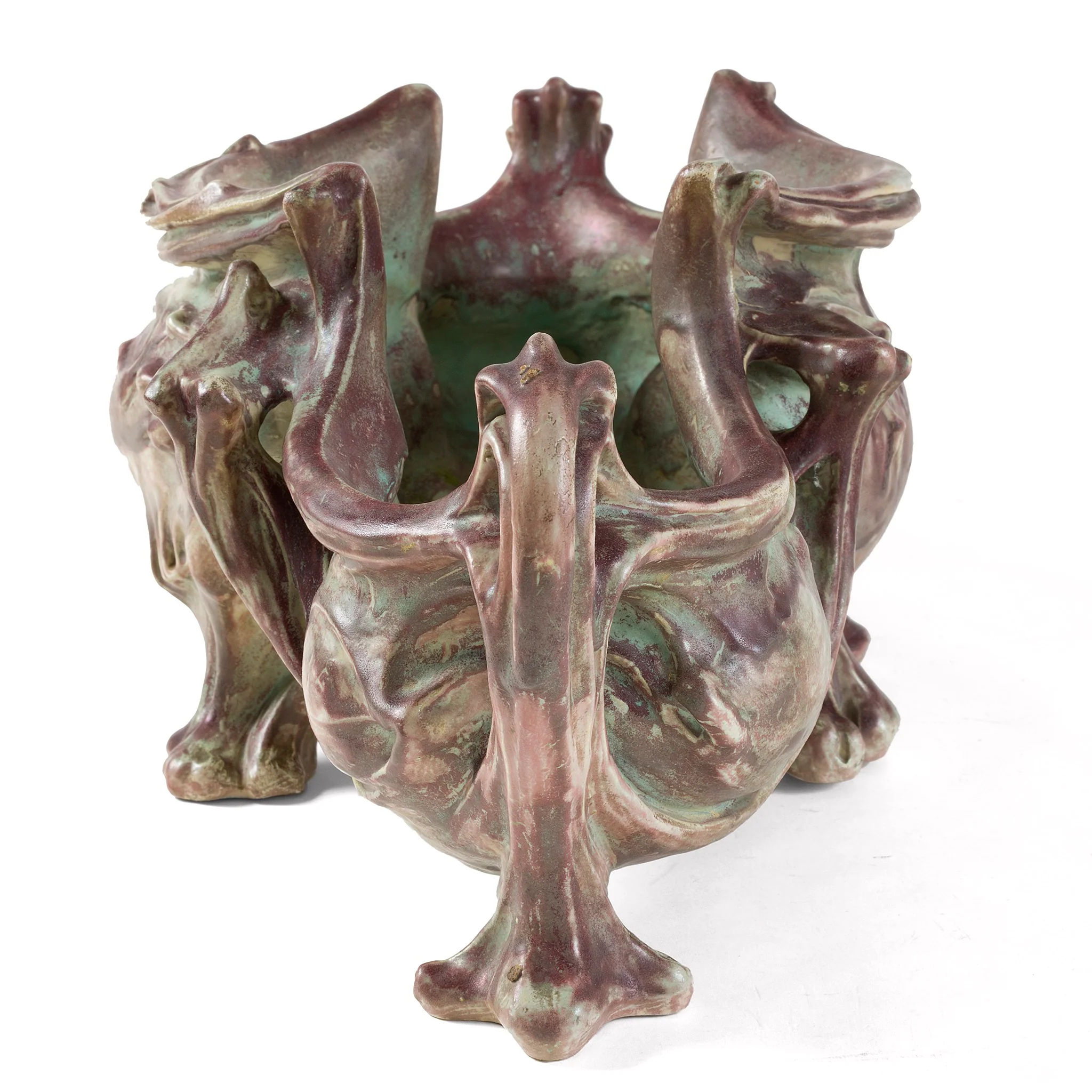 Hector Guimard Large Glazed Ceramic Planter - Image 3