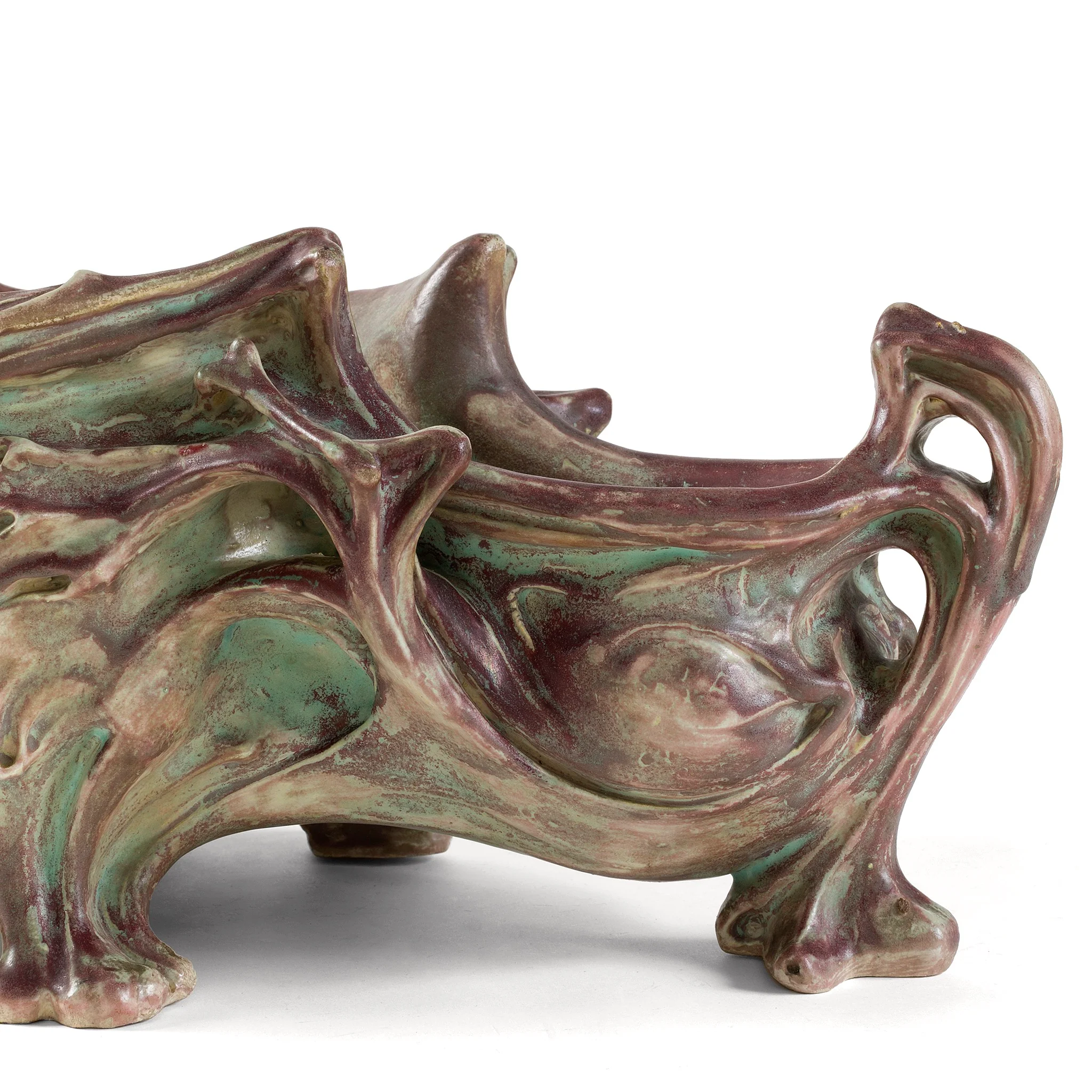 Hector Guimard Large Glazed Ceramic Planter - Image 4