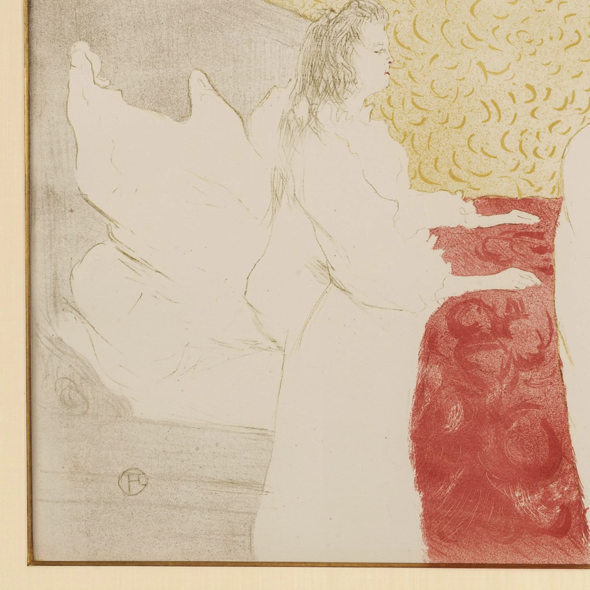 Henri de Toulouse-Lautrec "Woman in Bed, Profile" Lithograph - Image 4