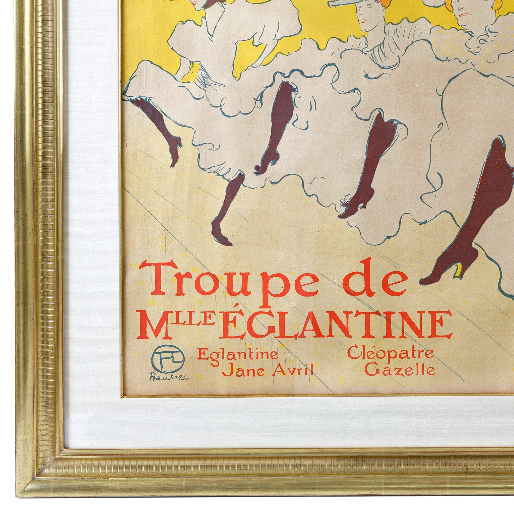 Henri de Toulouse-Lautrec "La Troupe de Mademoiselle Églantine" Lithograph - Image 3
