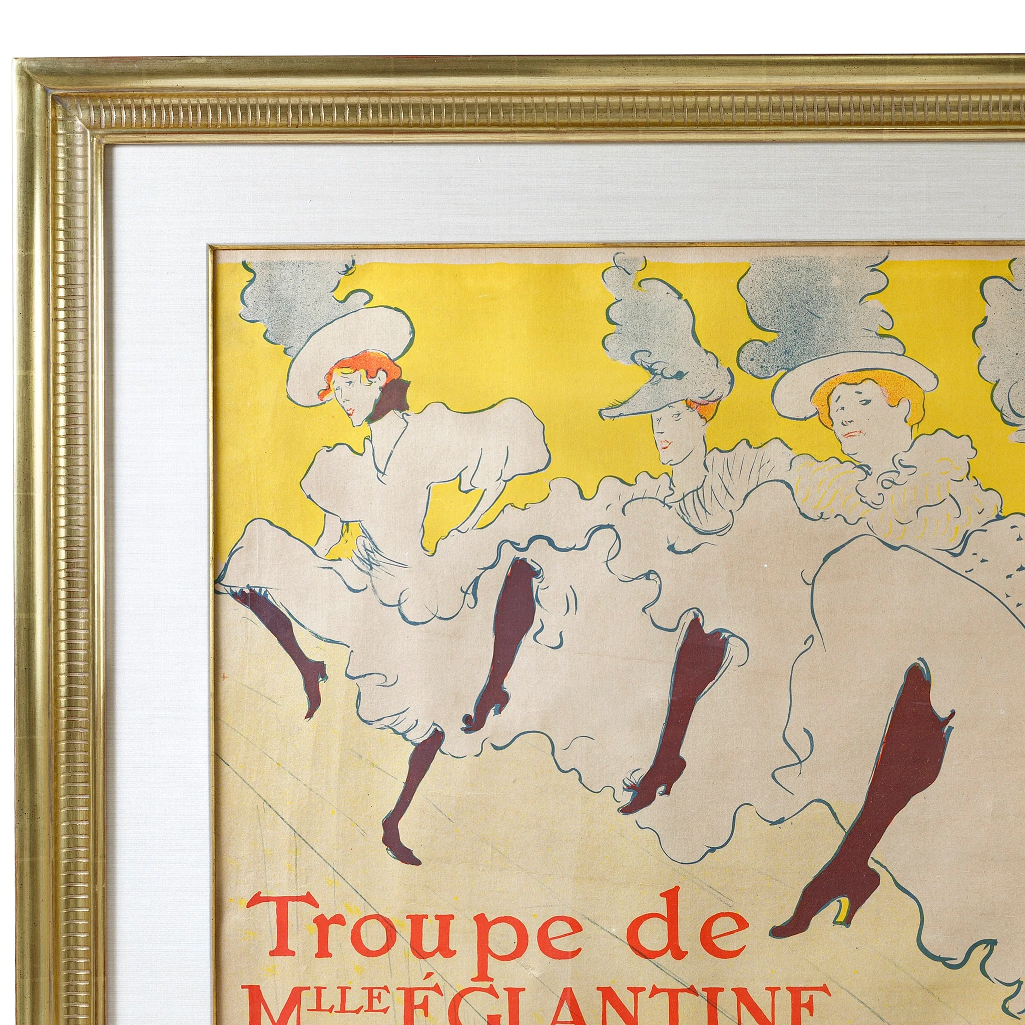 Henri de Toulouse-Lautrec "La Troupe de Mademoiselle Églantine" Lithograph - Image 4