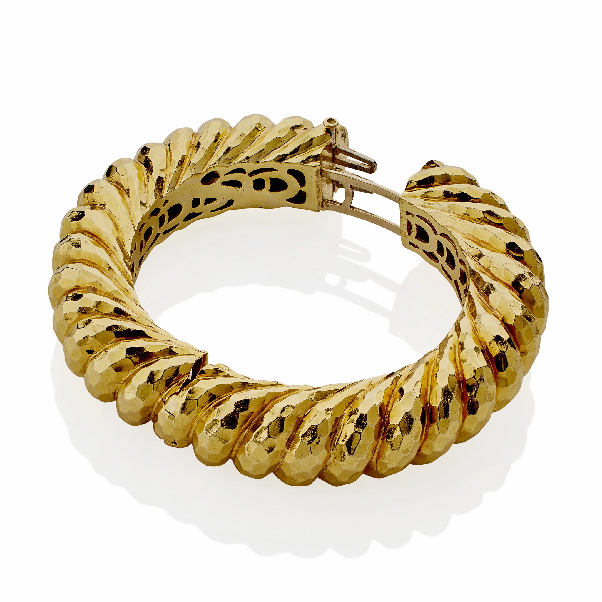 Henry Dunay "Faceted" Bangle Bracelet - Image 3