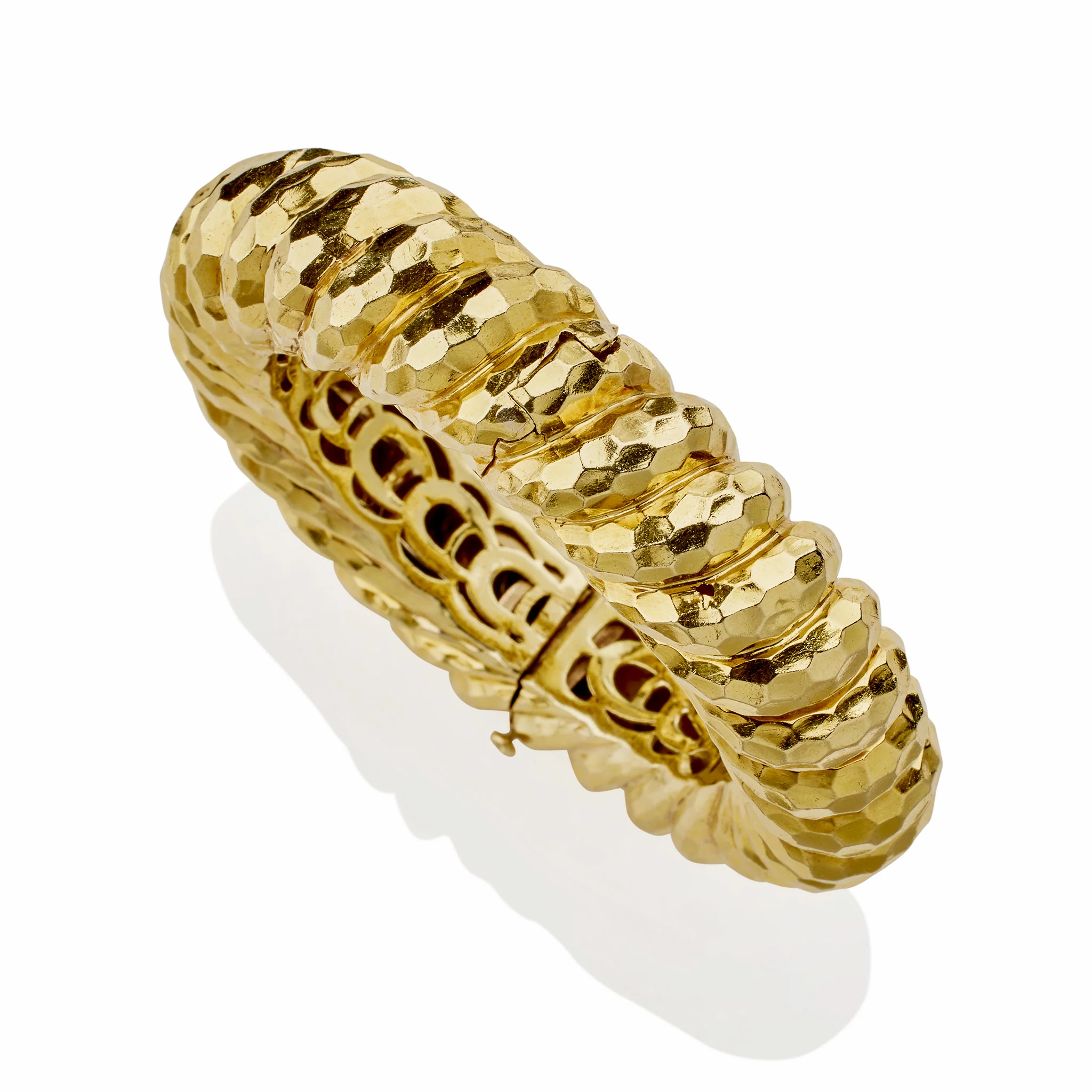 Henry Dunay "Faceted" Bangle Bracelet - Image 5
