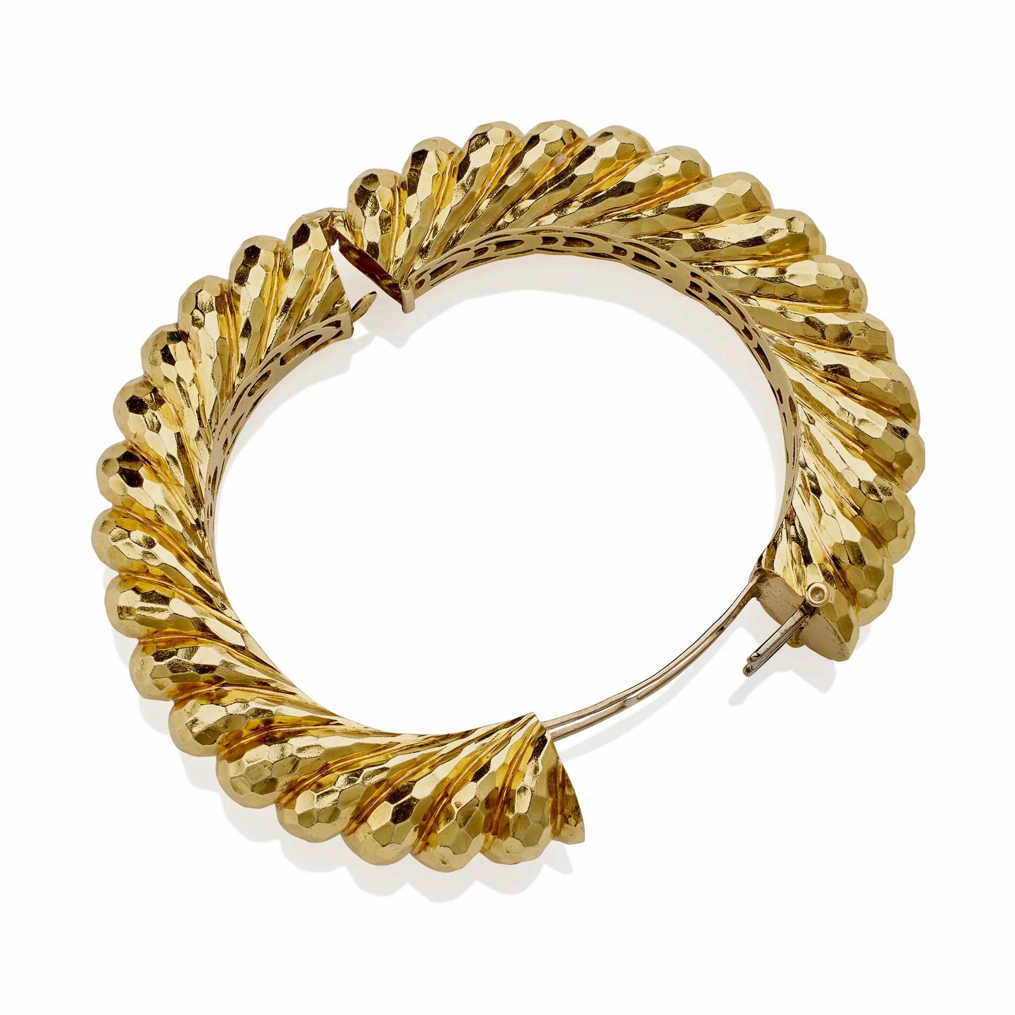 Henry Dunay "Faceted" Bangle Bracelet - Image 6