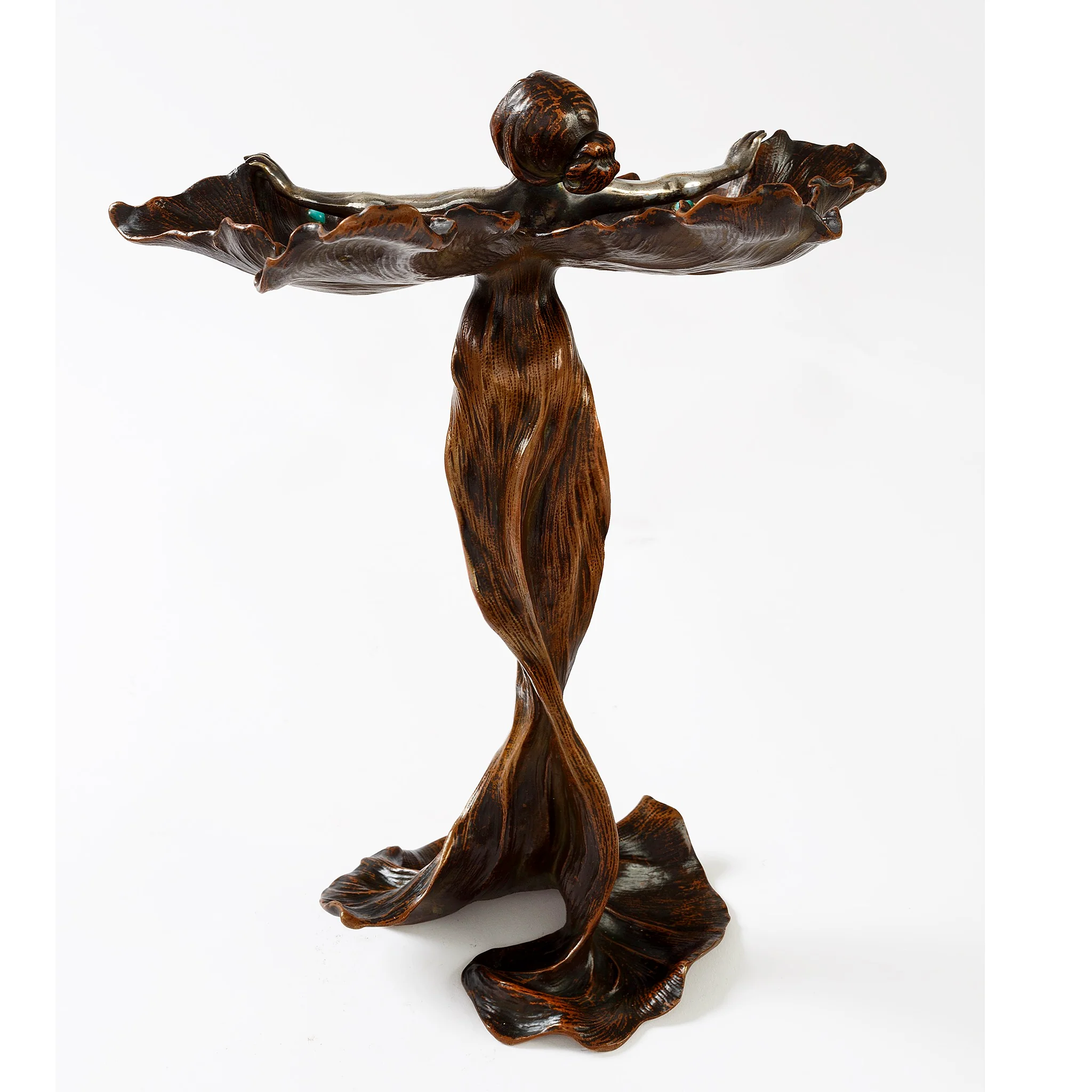 Louis Chalon (Attributed) "Danse du papillon" Bronze Sculpture - Image 3