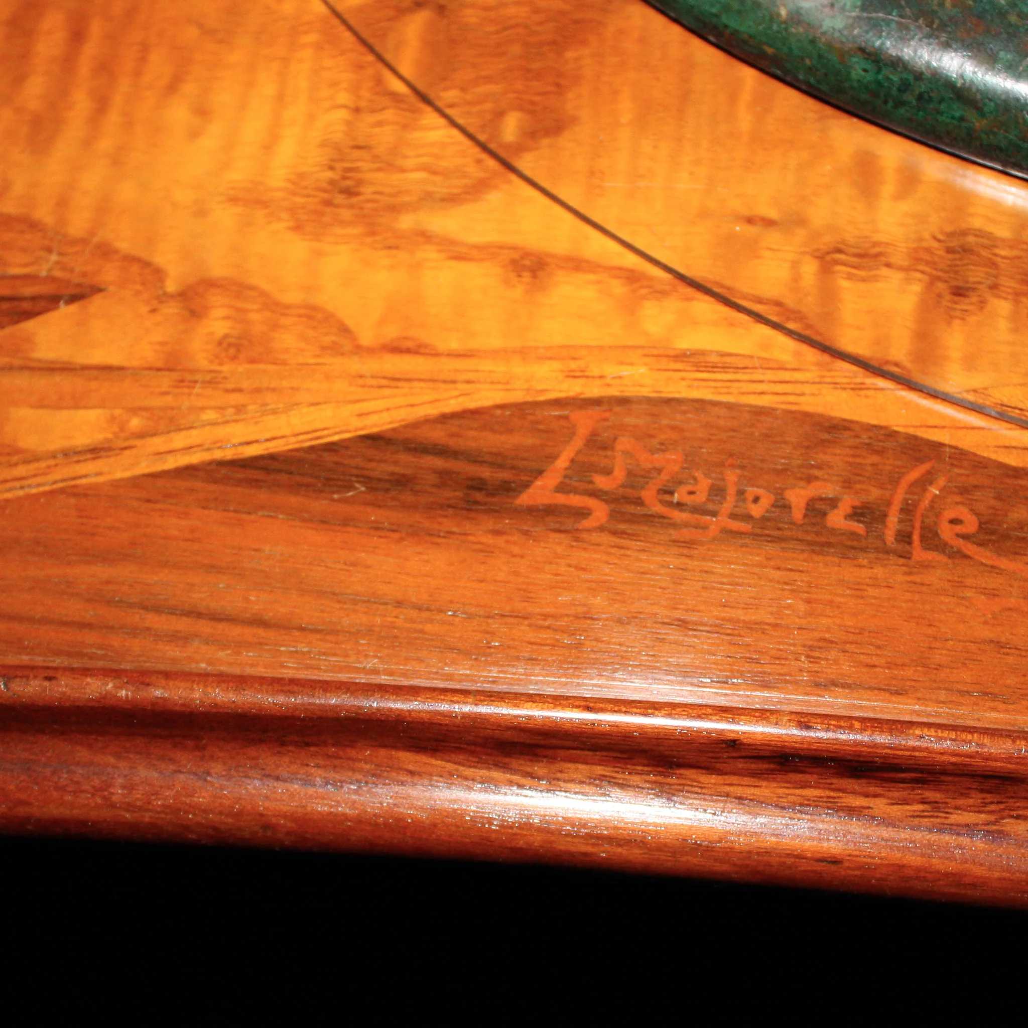 Louis Majorelle Fruitwood Marquetry Table - Image 4