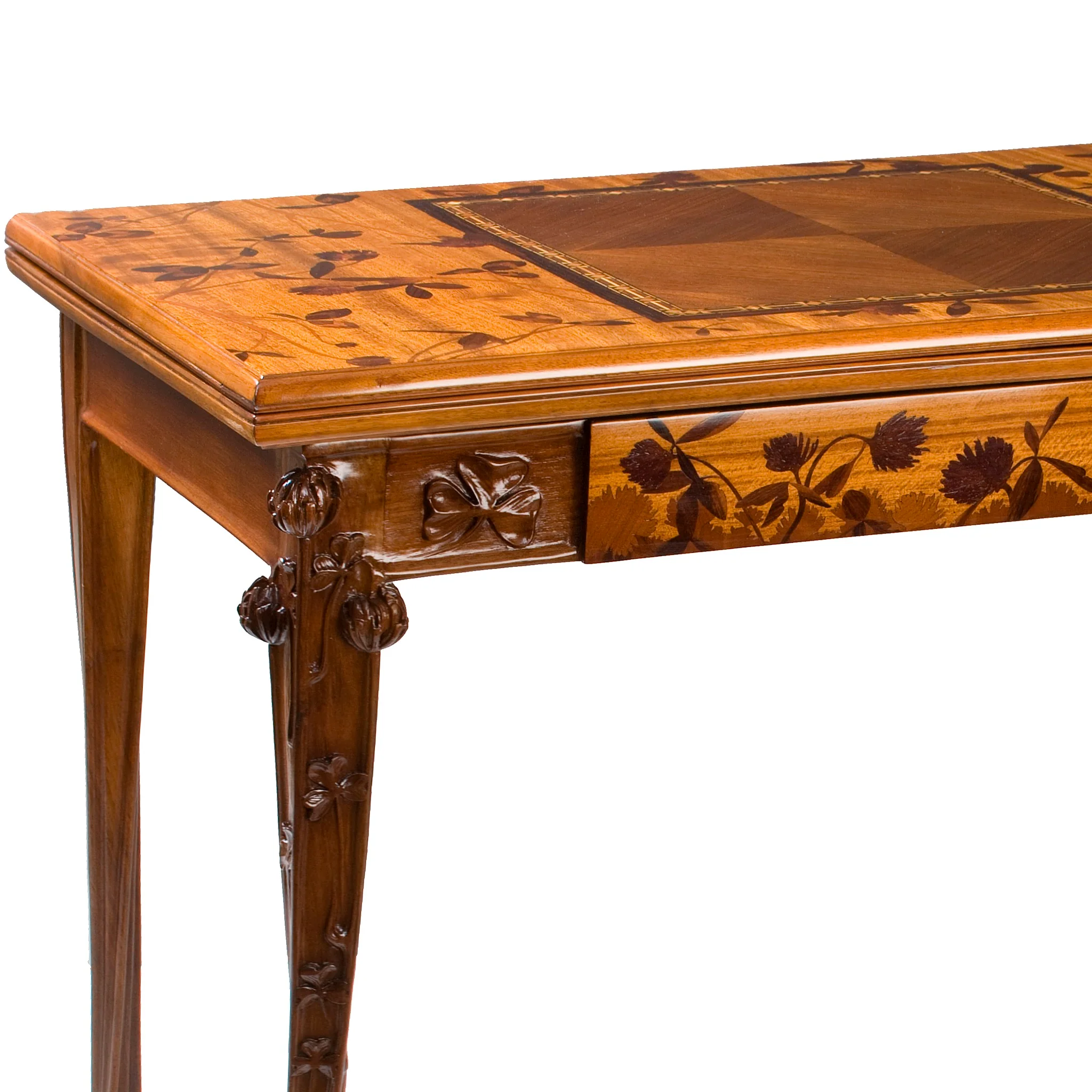 Louis Majorelle Inlaid Marquetry Games Table - Image 4