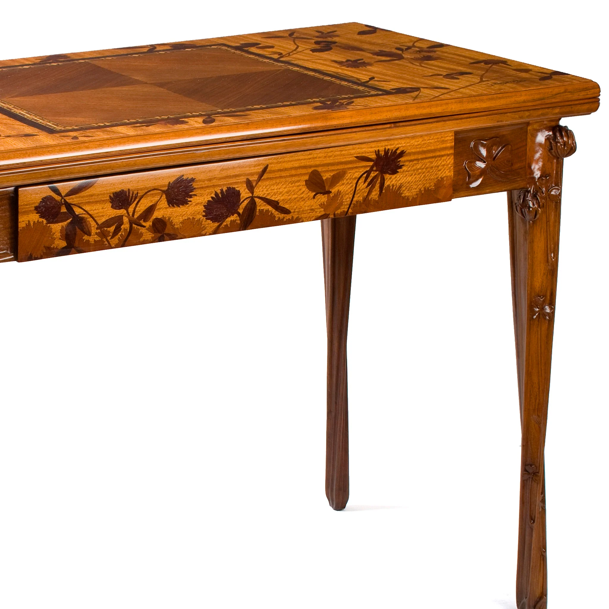 Louis Majorelle Inlaid Marquetry Games Table - Image 5