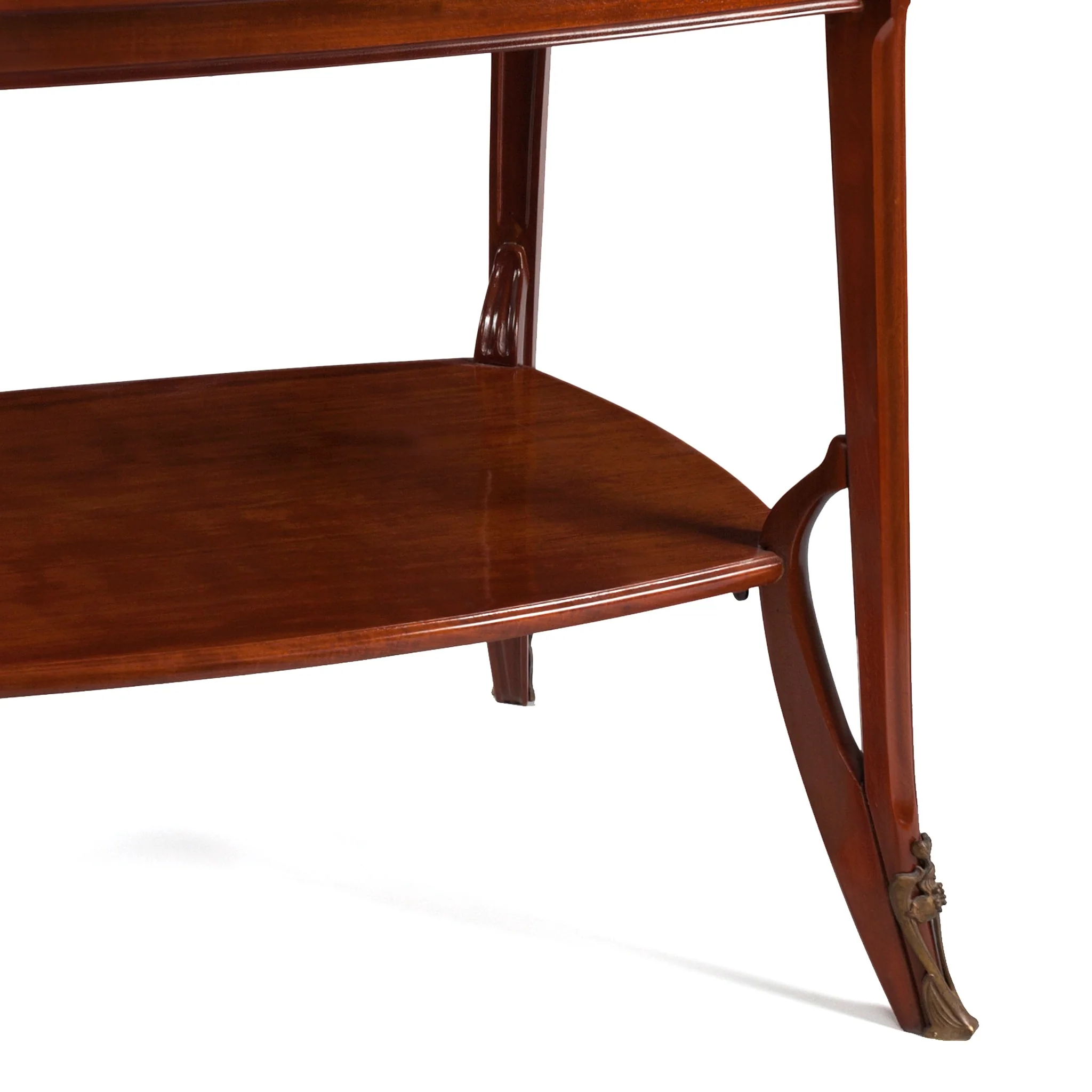 Louis Majorelle Mahogany Two-Tiered Center Table - Image 3