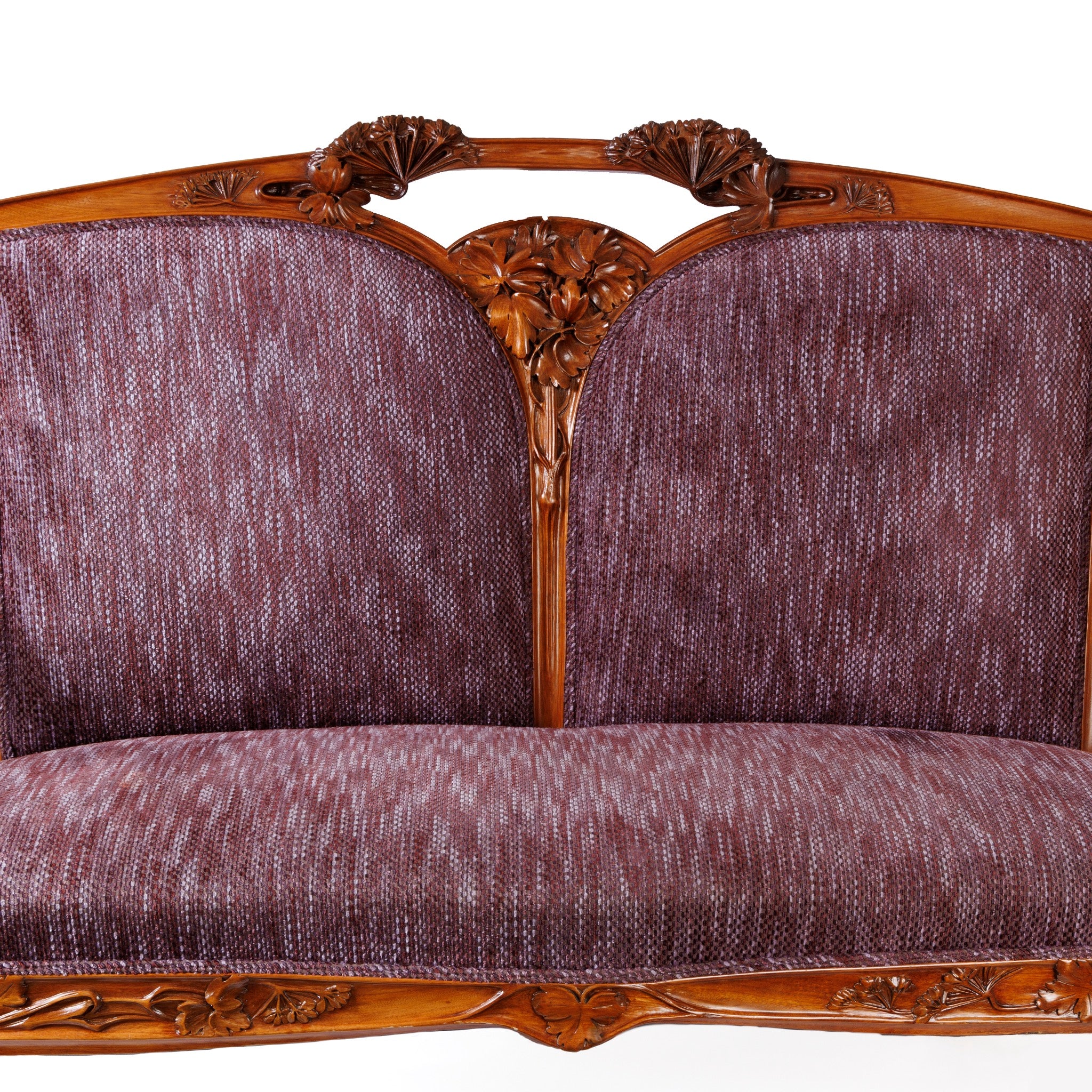 Louis Majorelle "Ombellifères" Settee and Side Chairs - Image 7