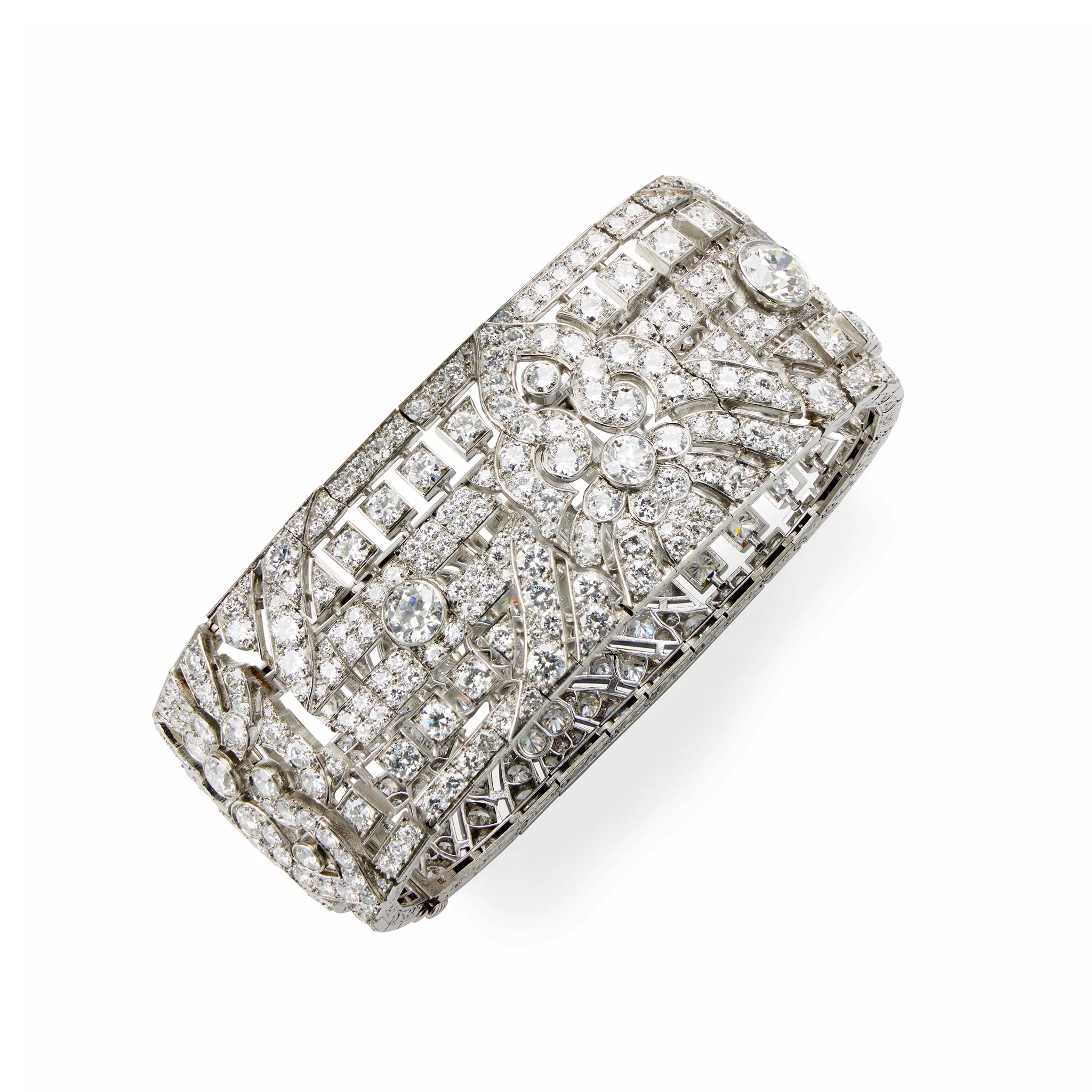 Okrant et Davidonniez Diamond Wide Strap Bracelet - Image 3