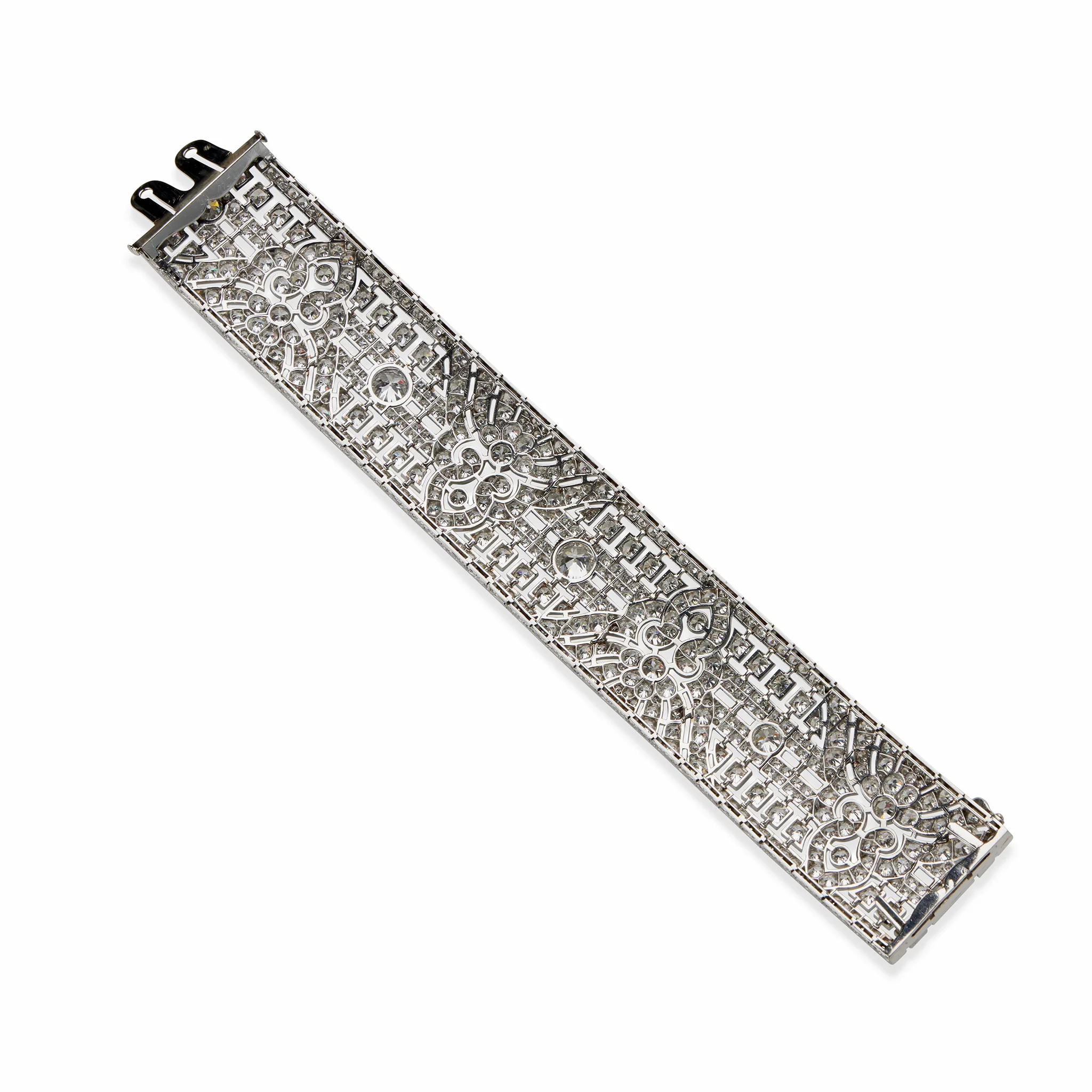 Okrant et Davidonniez Diamond Wide Strap Bracelet - Image 5