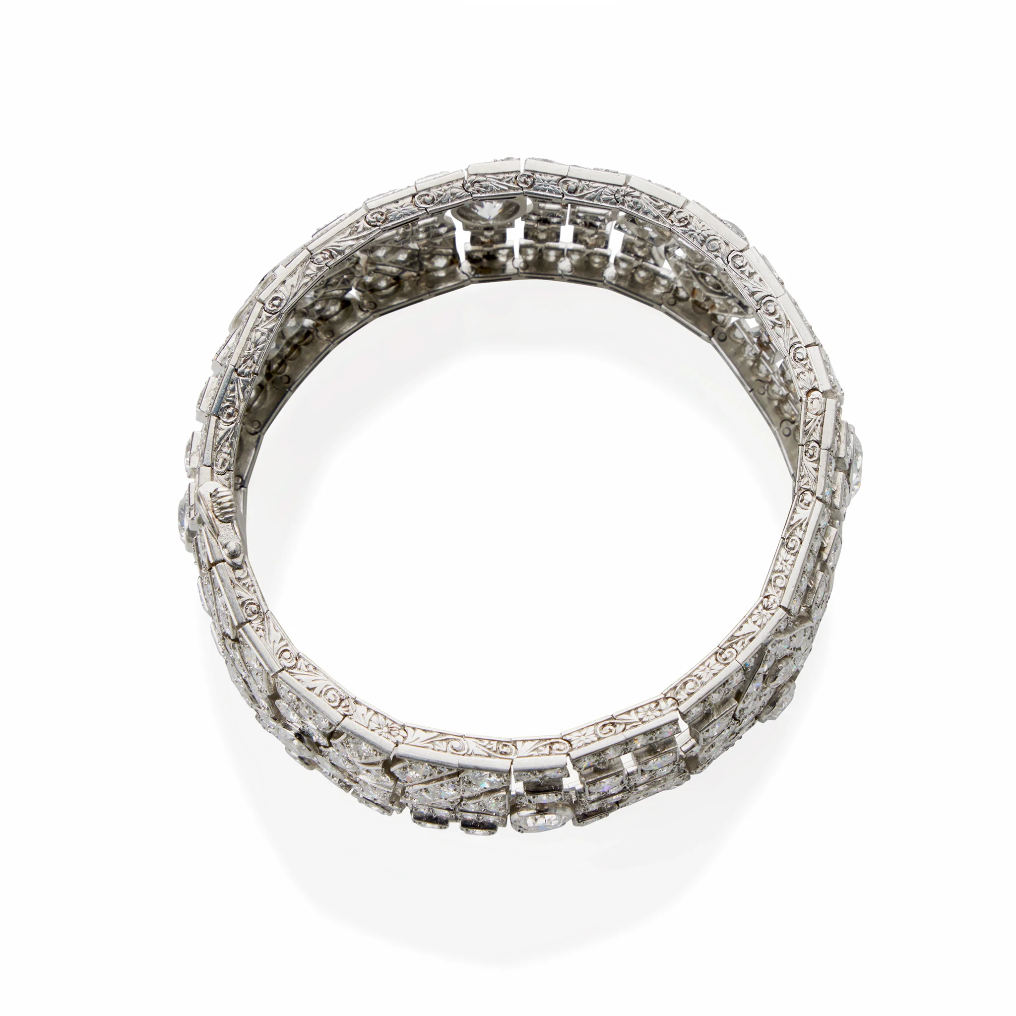 Okrant et Davidonniez Diamond Wide Strap Bracelet - Image 6