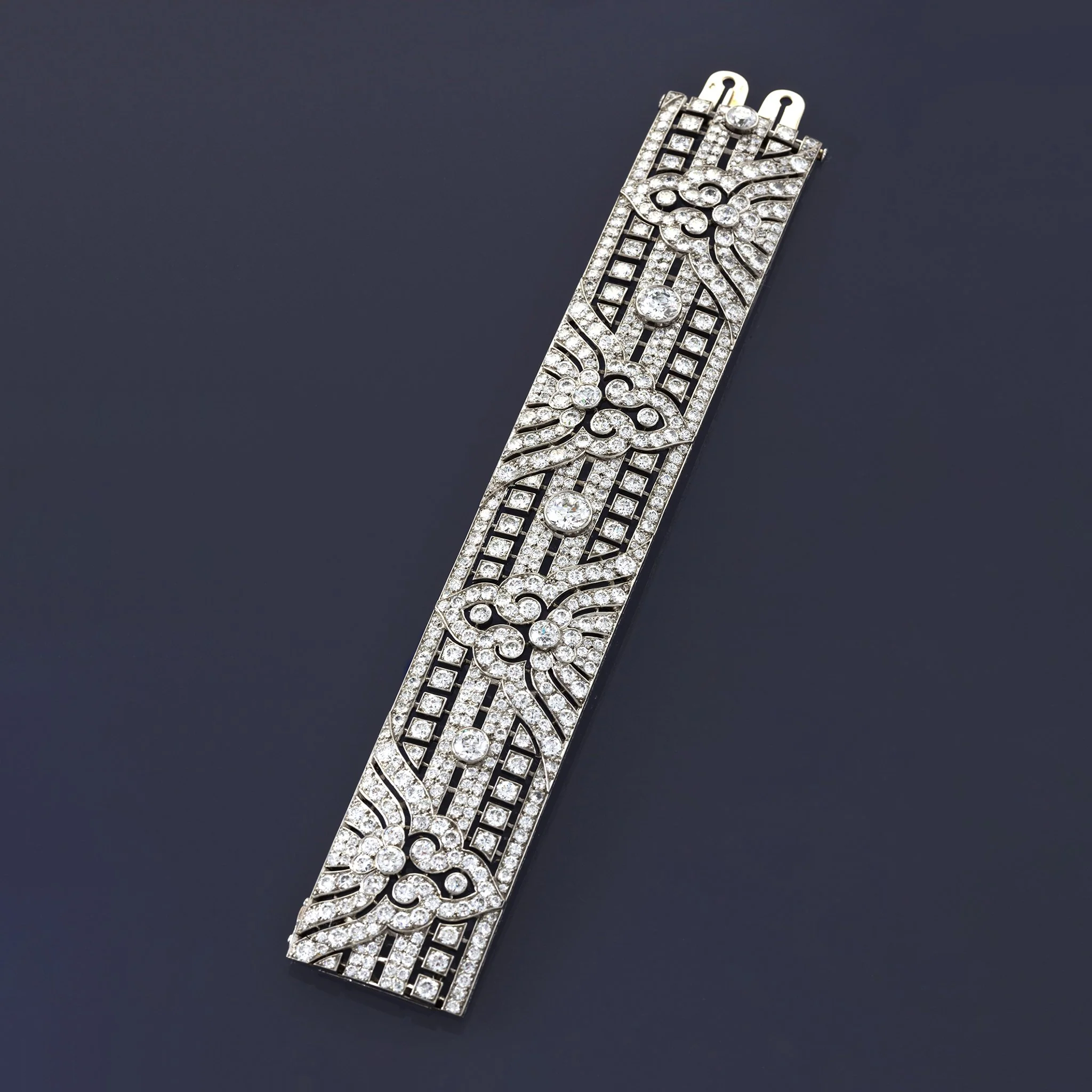 Okrant et Davidonniez Diamond Wide Strap Bracelet - Image 7