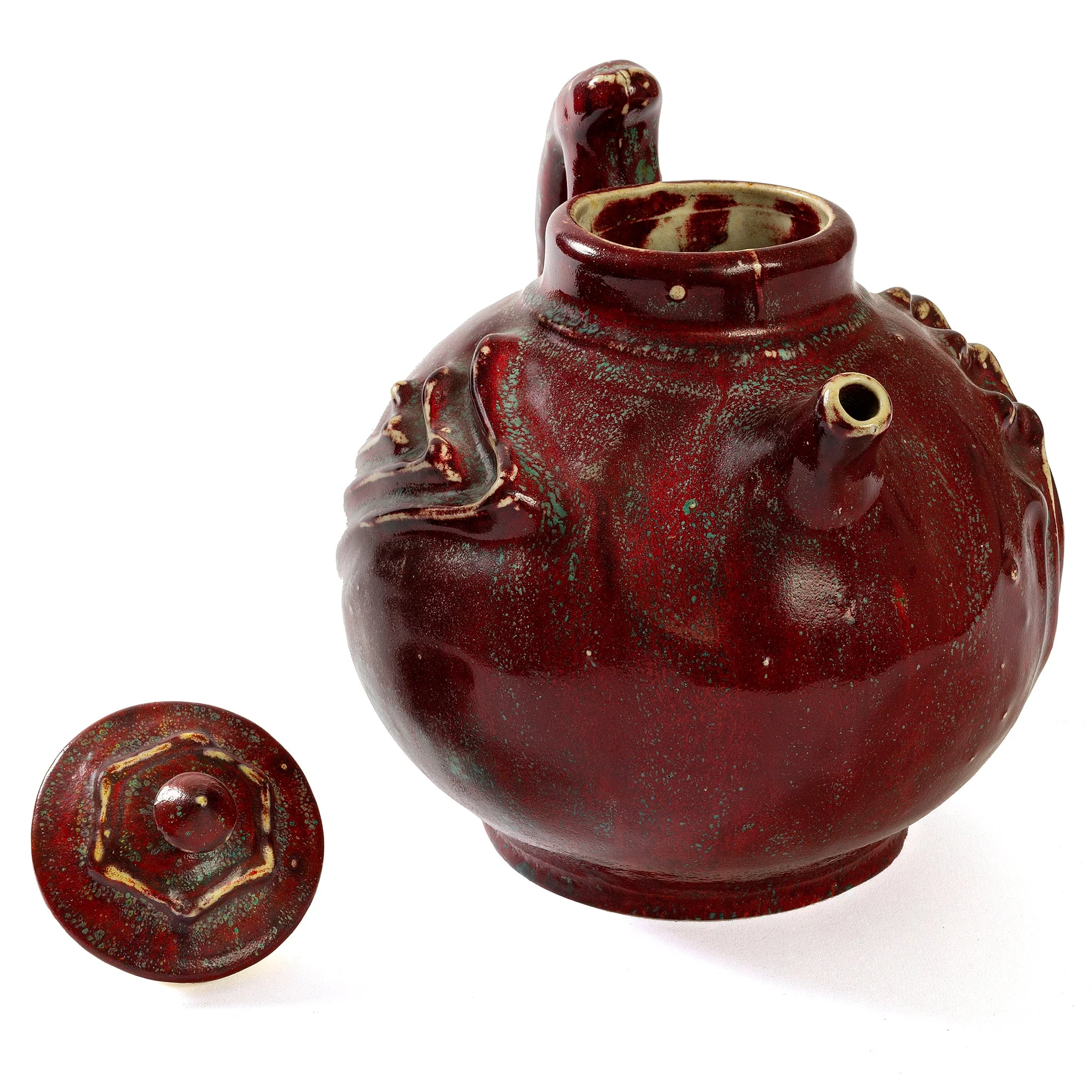 Pierre-Adrien Dalpayrat Glazed Ceramic Teapot - Image 3