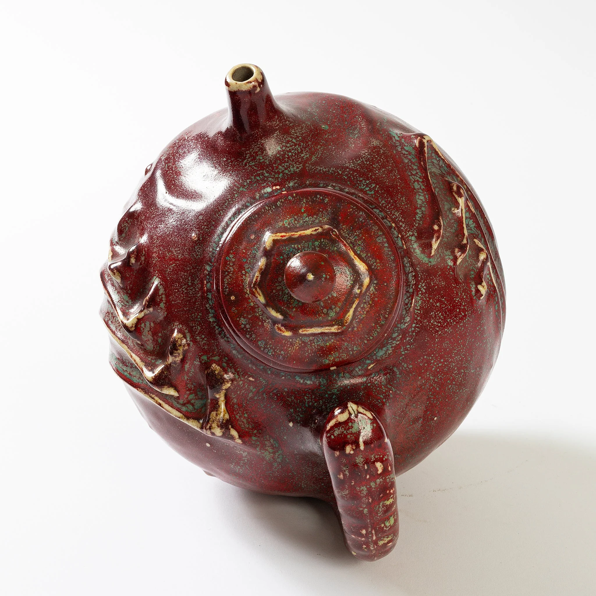 Pierre-Adrien Dalpayrat Glazed Ceramic Teapot - Image 6