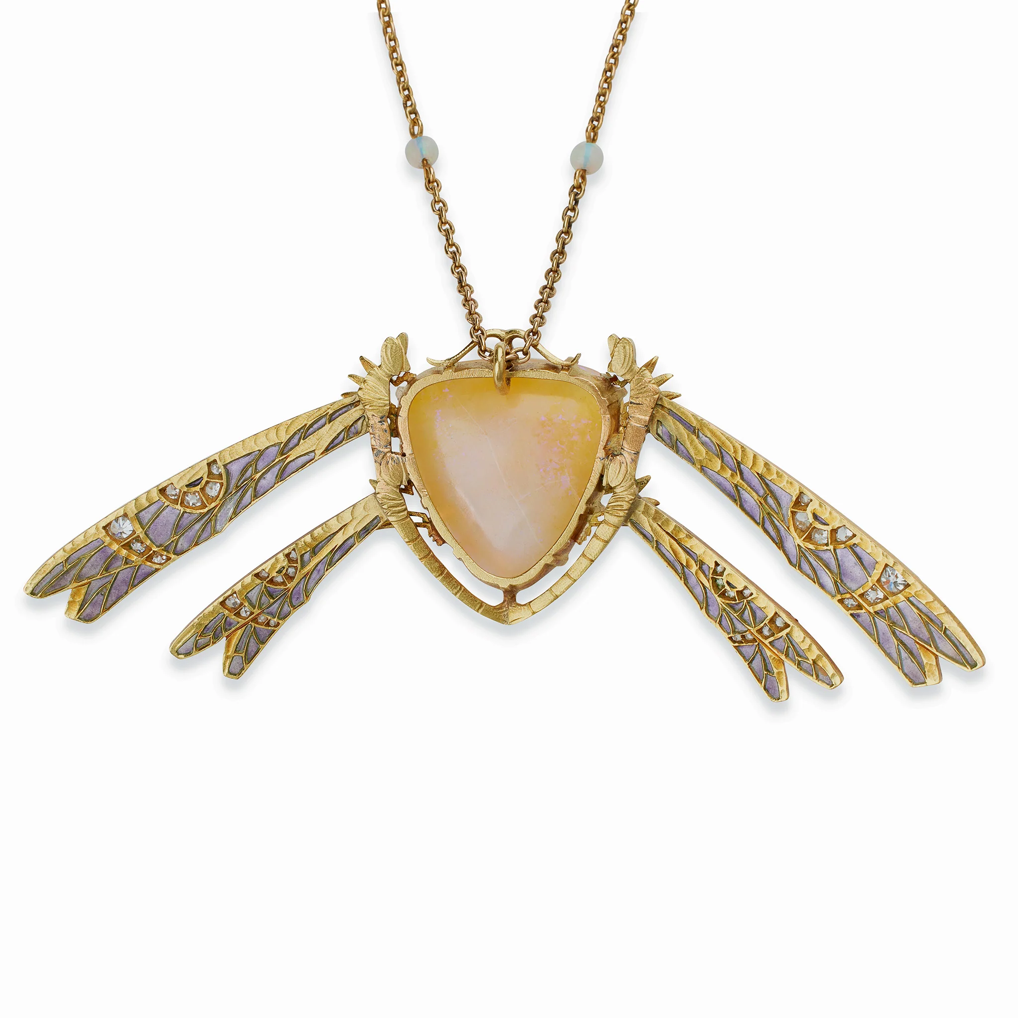 René Lalique "Damselflies" Pendant - Image 3