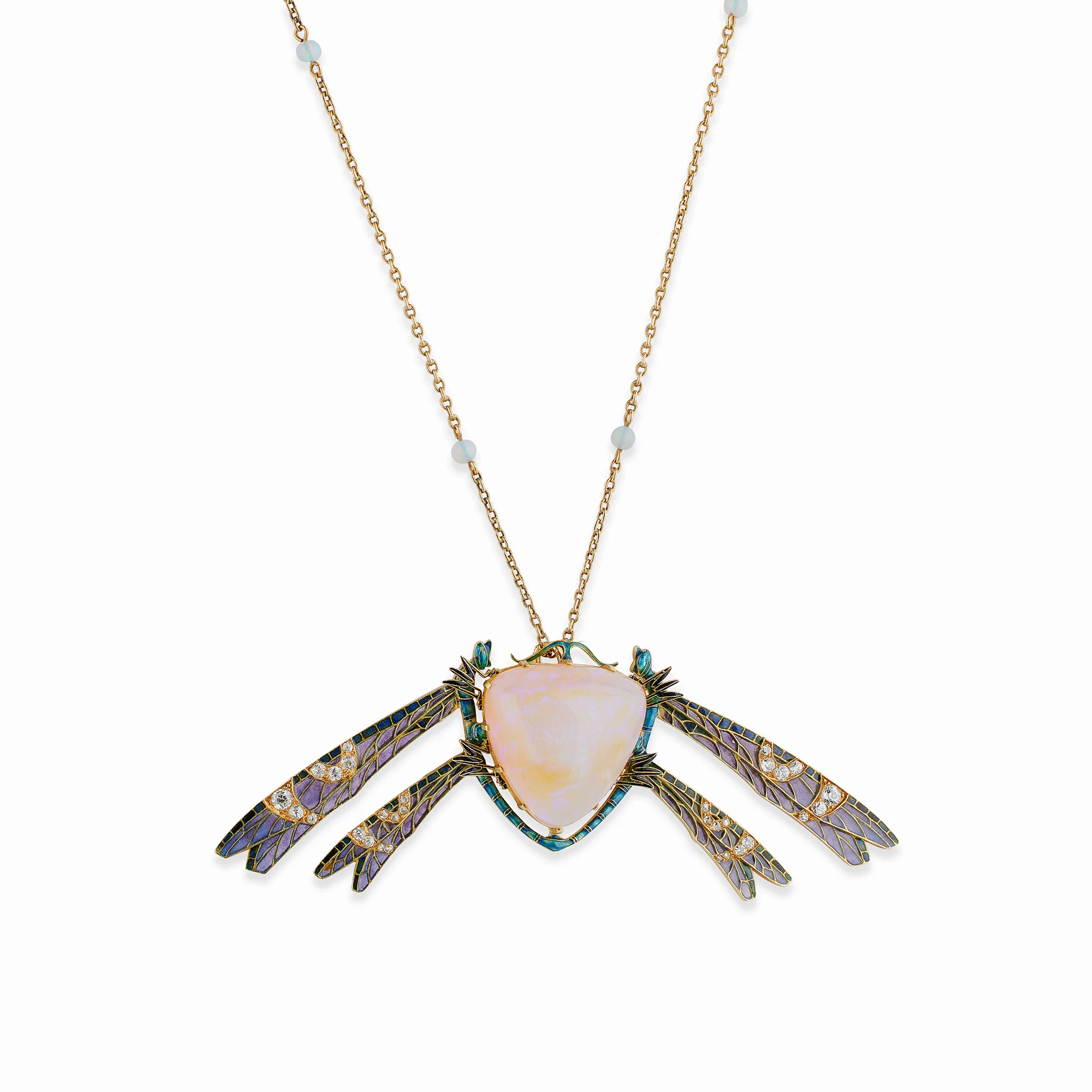 René Lalique "Damselflies" Pendant - Image 4