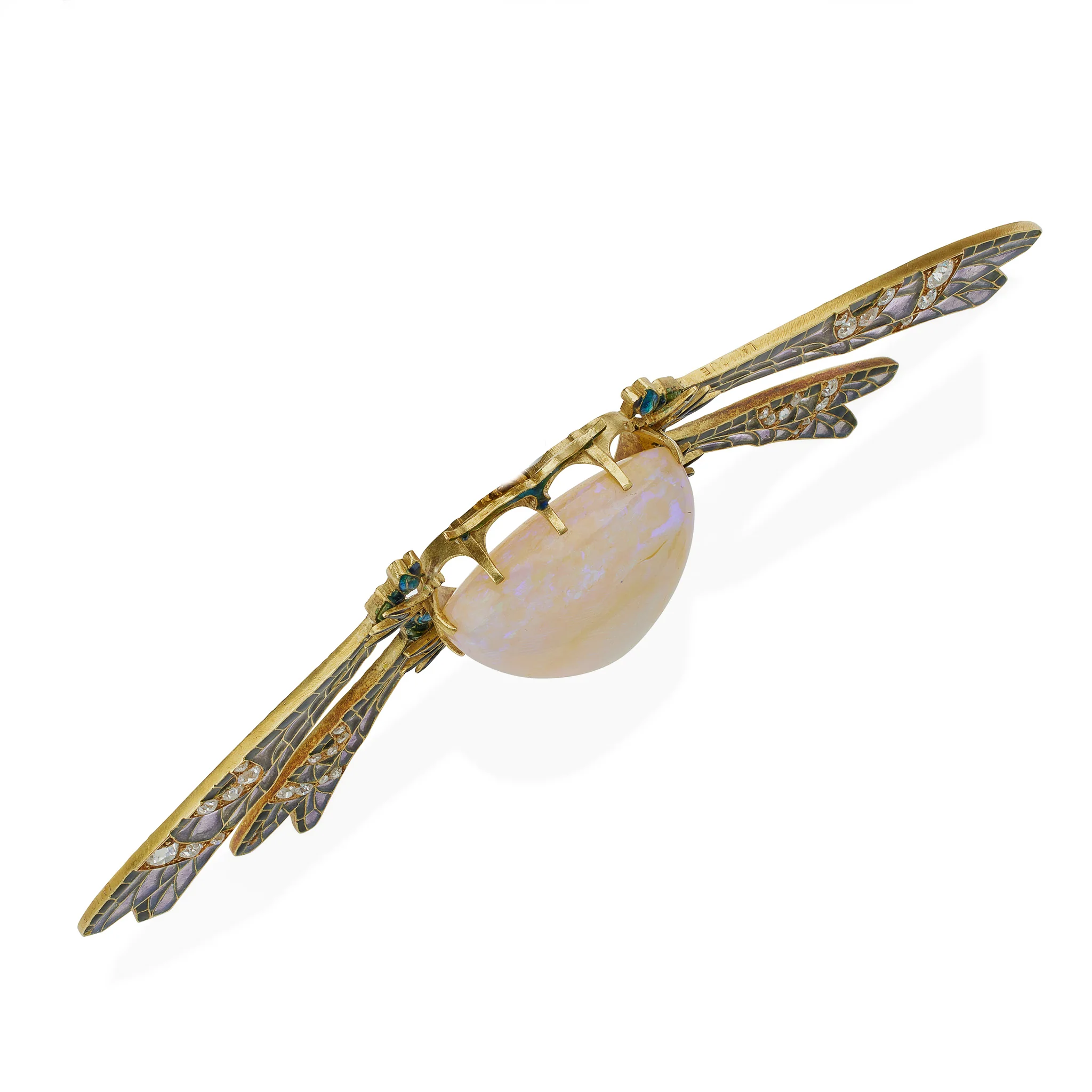 René Lalique "Damselflies" Pendant - Image 5