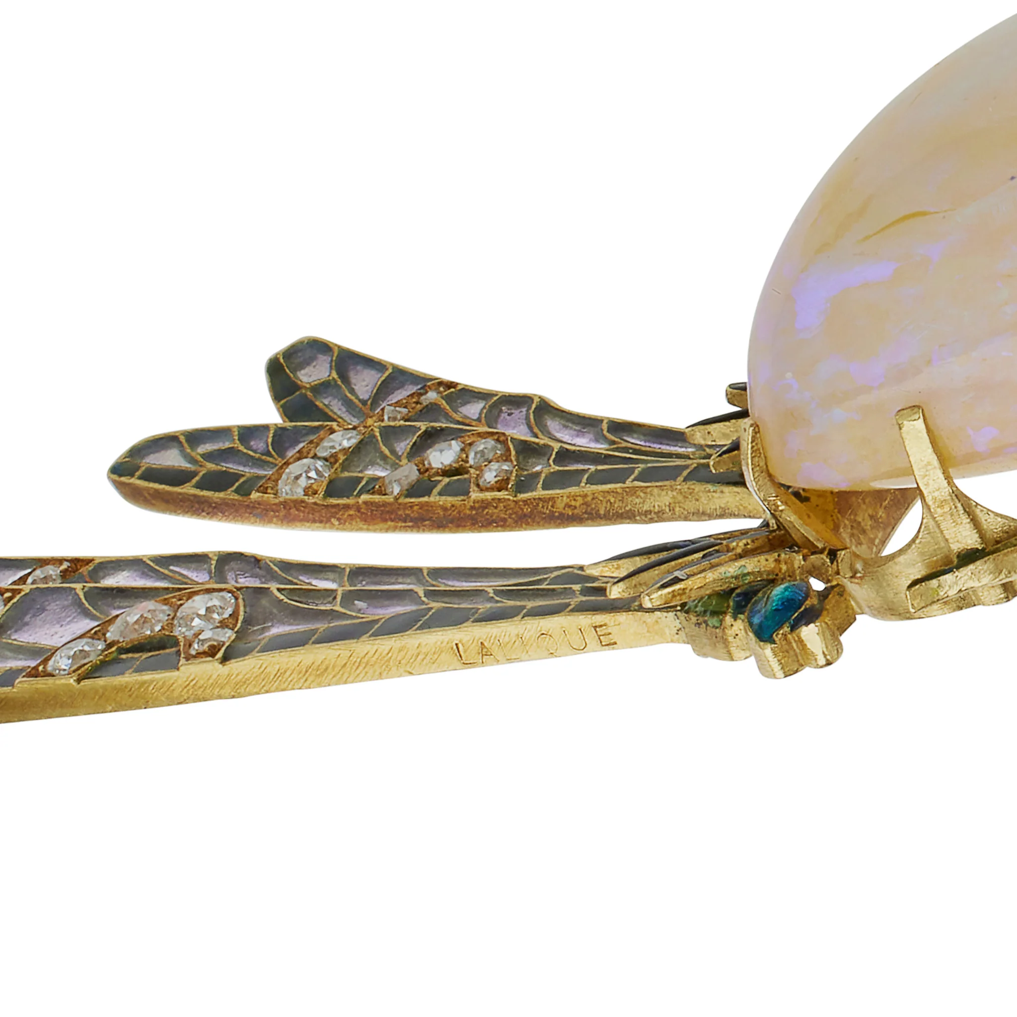 René Lalique "Damselflies" Pendant - Image 6