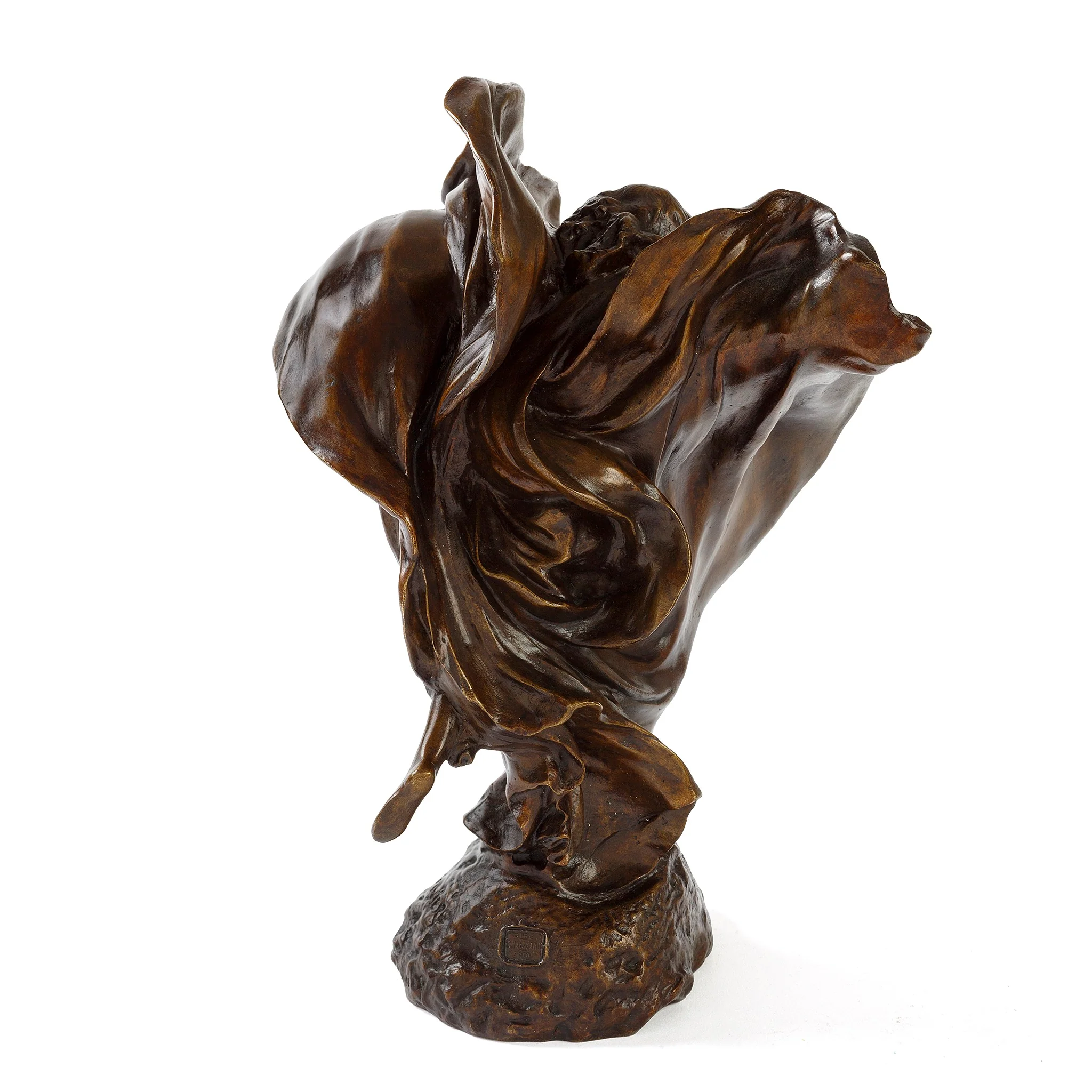 Théodore Rivière "La Danse du lys" Bronze Sculpture - Image 3