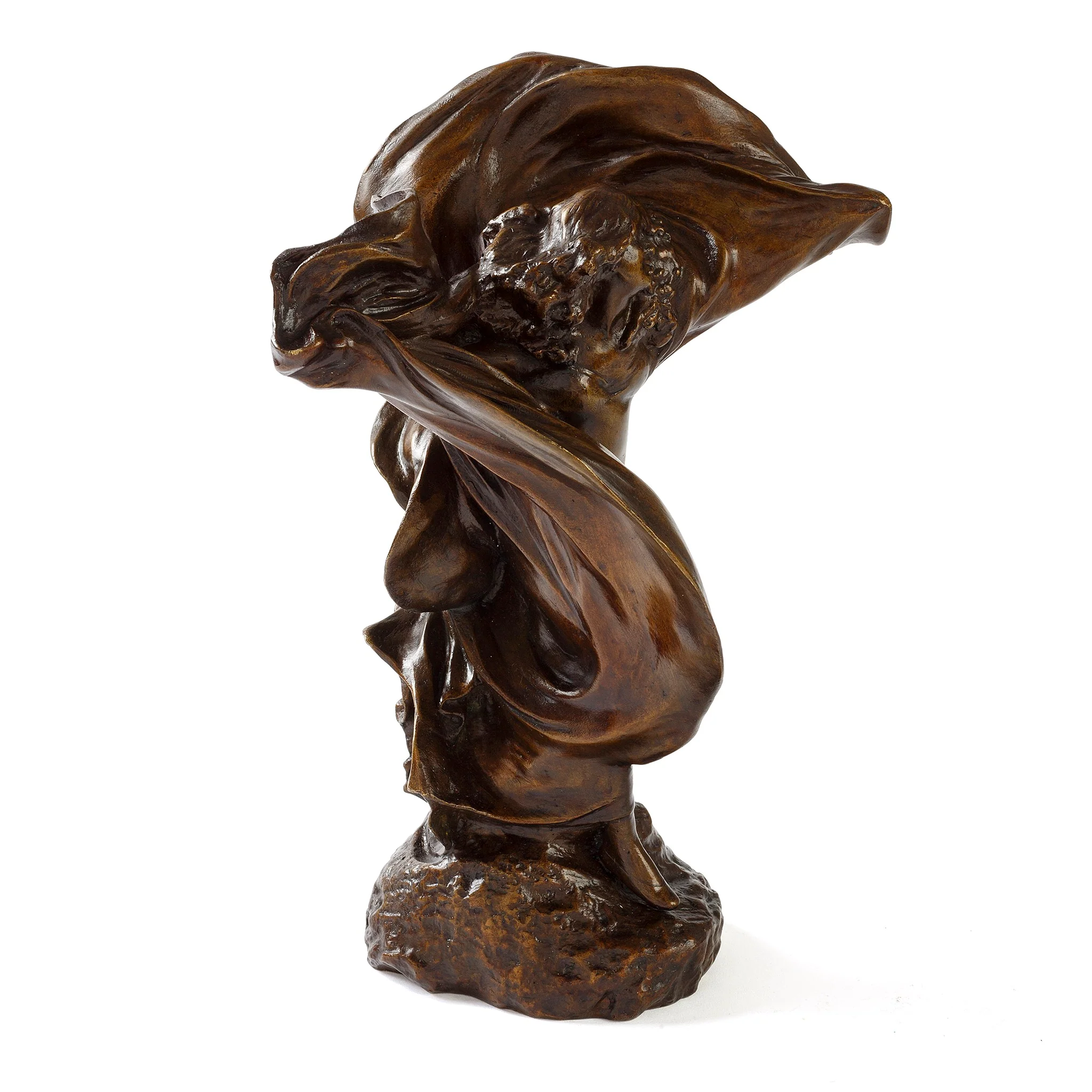 Théodore Rivière "La Danse du lys" Bronze Sculpture - Image 4