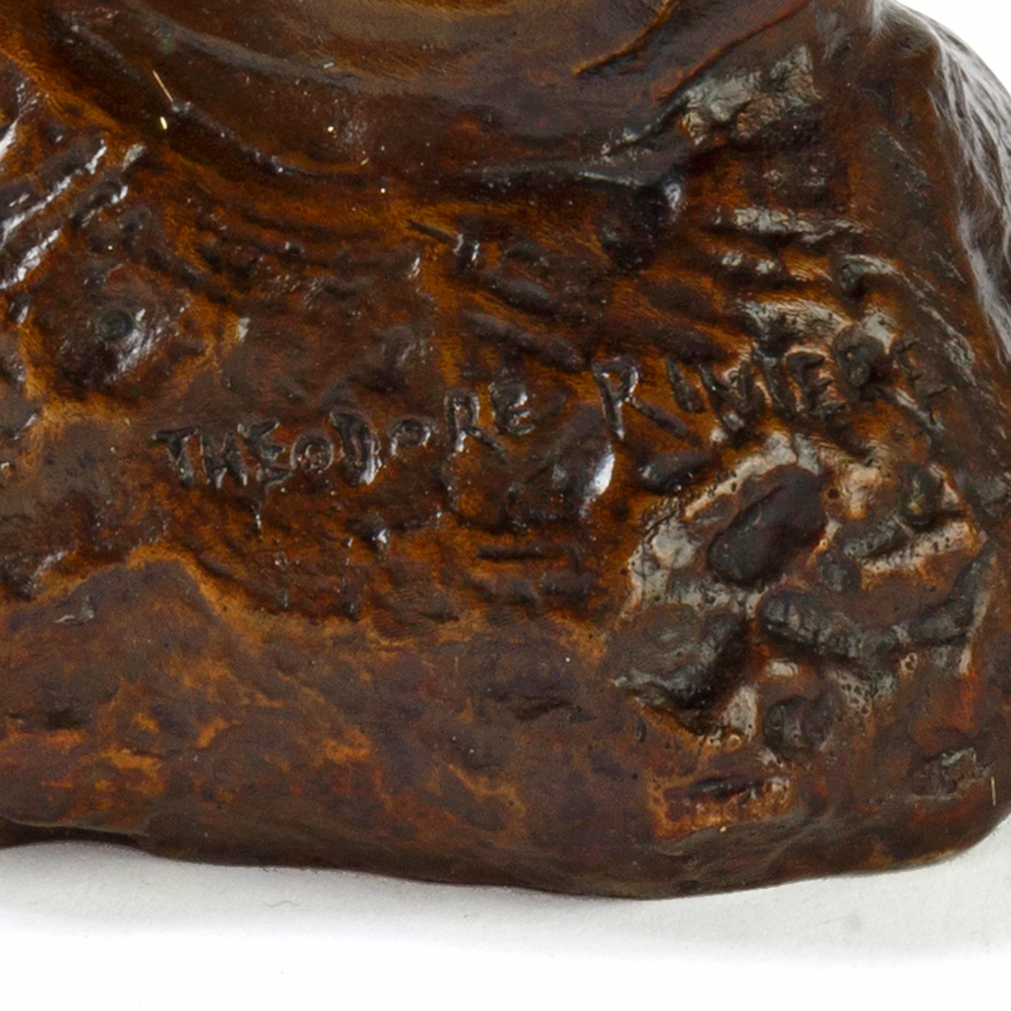 Théodore Rivière "La Danse du lys" Bronze Sculpture - Image 8