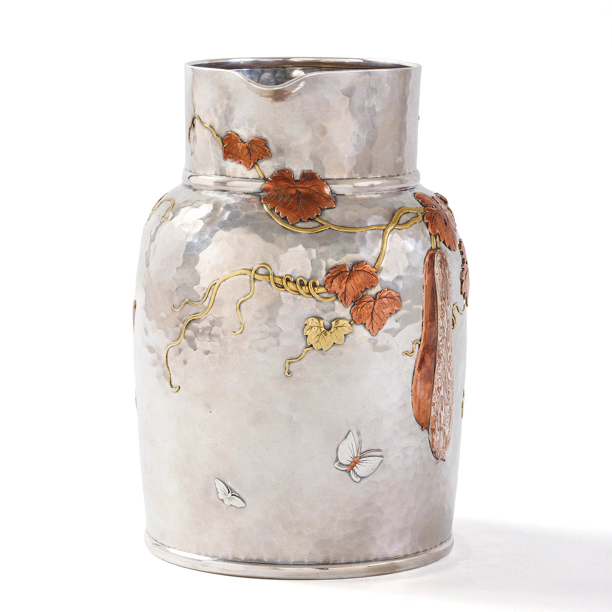 Tiffany & Co. and Edward C. Moore "Gourd" Silver Water Pitcher - Image 3