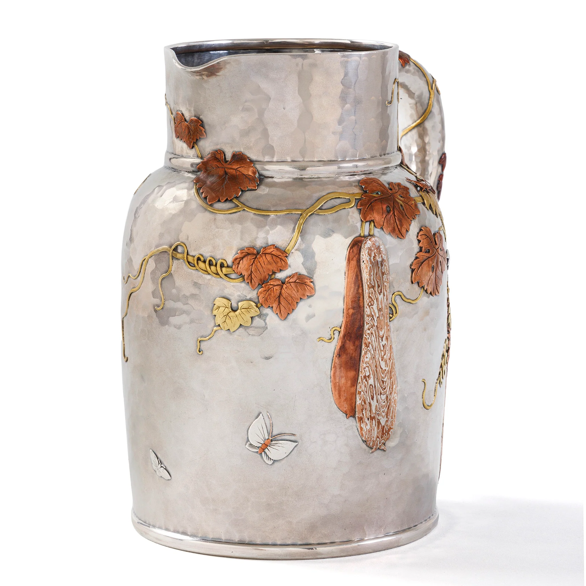 Tiffany & Co. and Edward C. Moore "Gourd" Silver Water Pitcher - Image 4