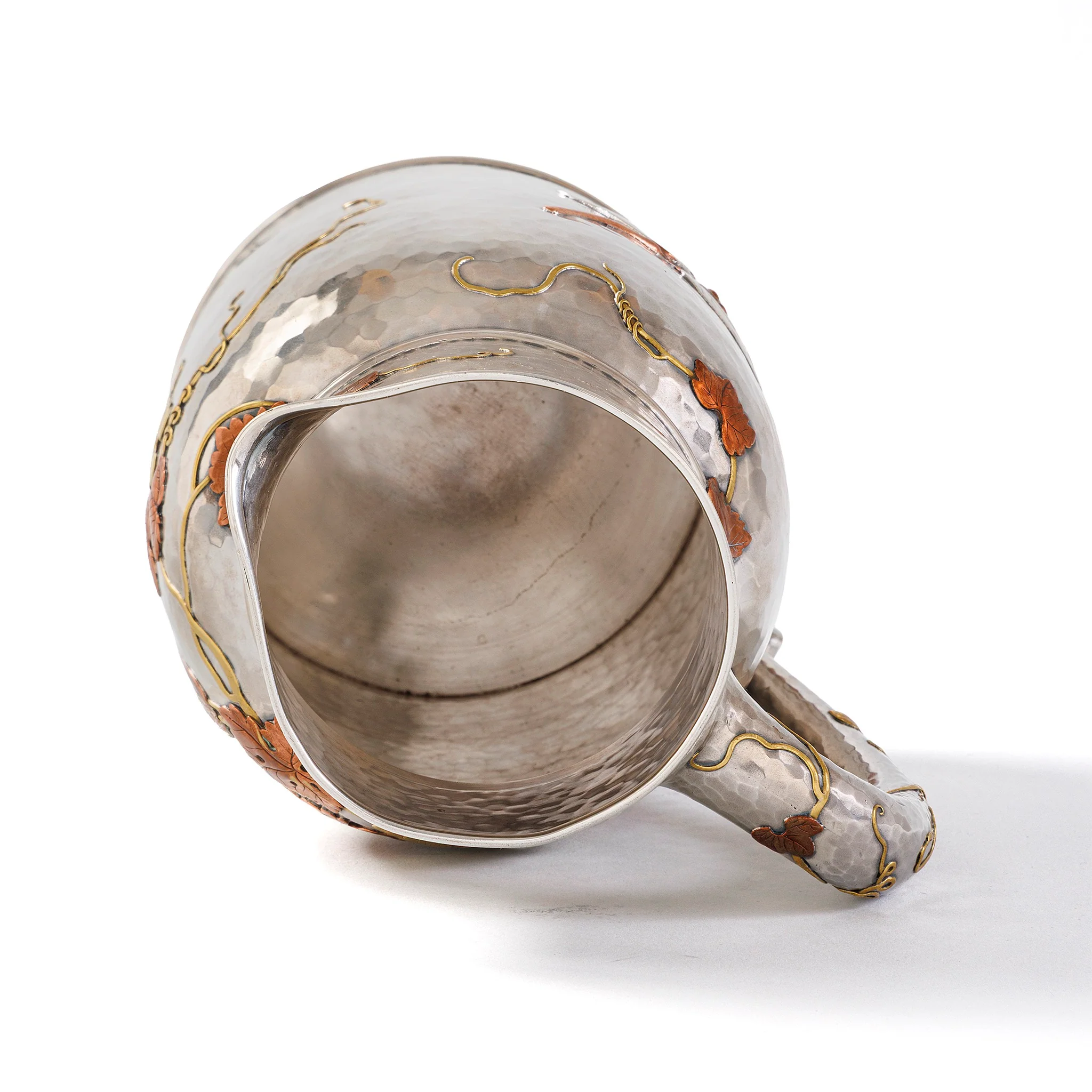 Tiffany & Co. and Edward C. Moore "Gourd" Silver Water Pitcher - Image 8