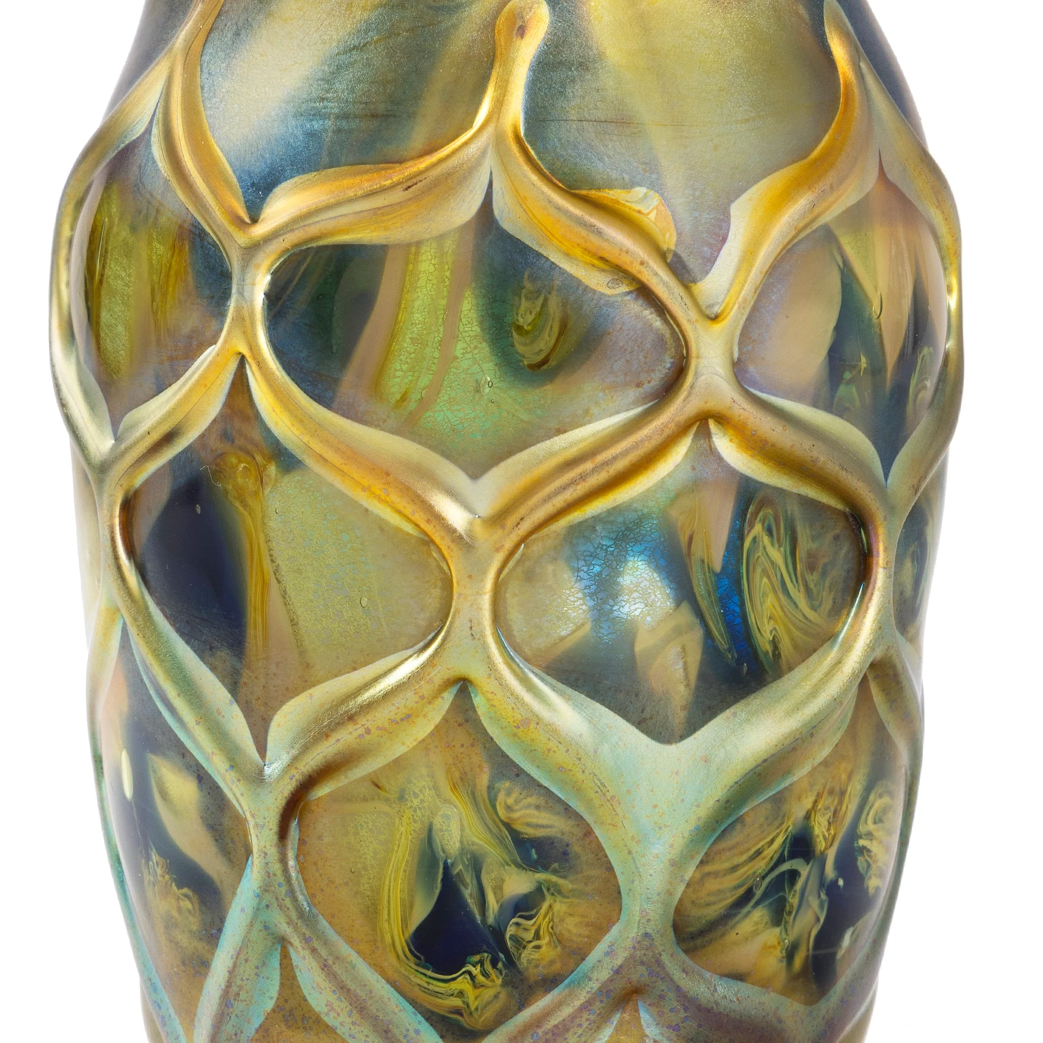 Tiffany Studios New York Decorated Beehive Paperweight Vase - Image 4